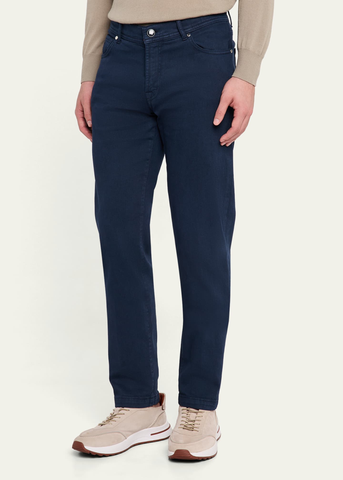 Marco Pescarolo Men's 5-Pocket Bull Denim Pants Image 4 of 5