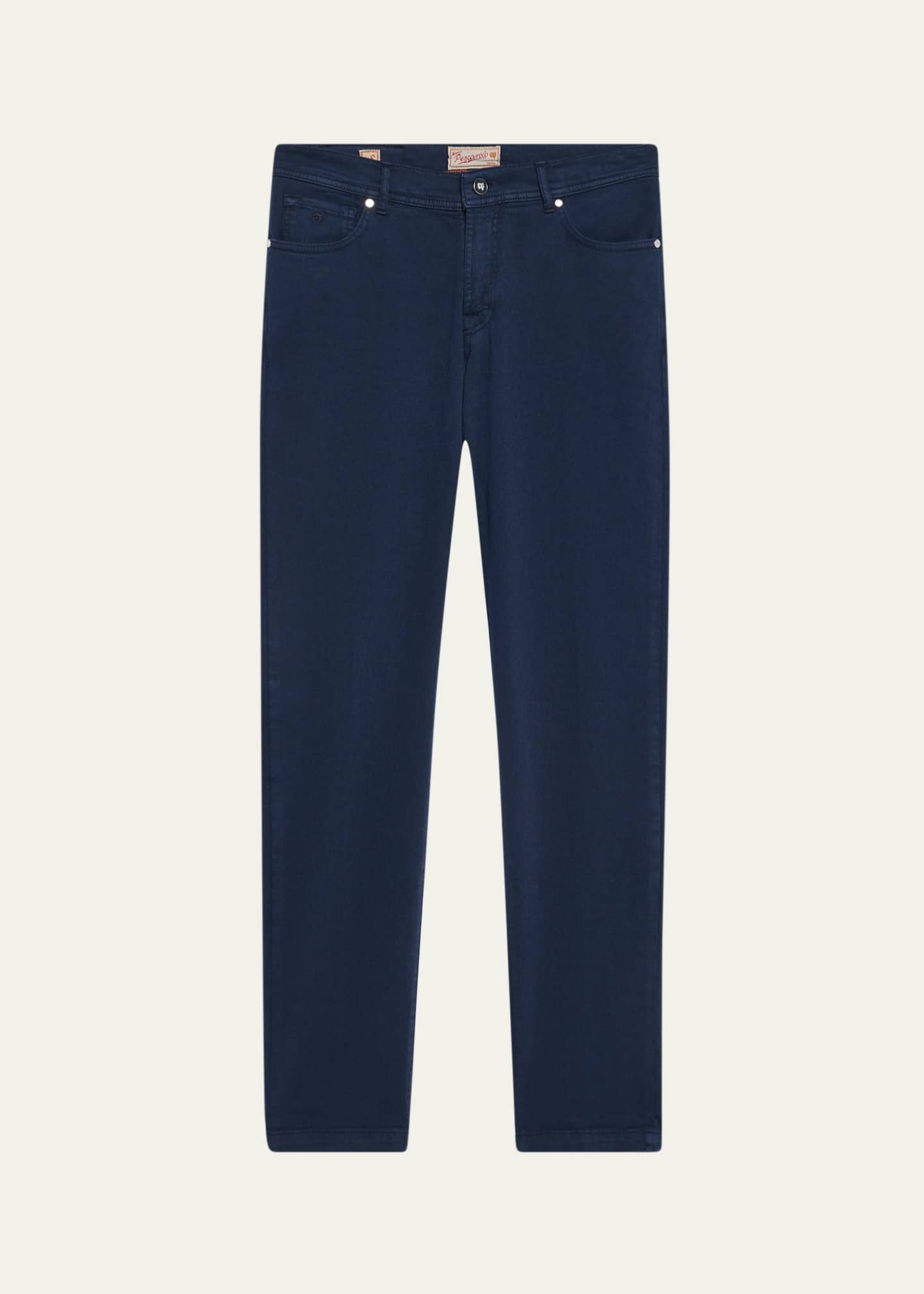 Marco Pescarolo Men's 5-Pocket Bull Denim Pants Image 1 of 5
