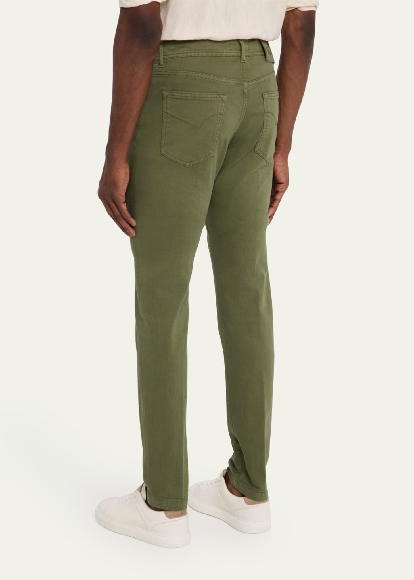 Marco Pescarolo Men's 5-Pocket Bull Denim Pants Image 3 of 5