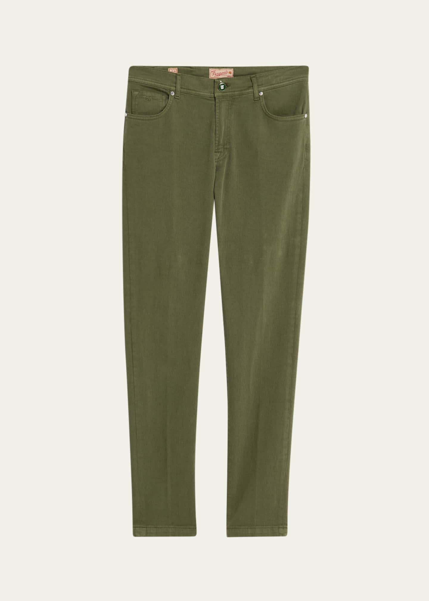Marco Pescarolo Men's 5-Pocket Bull Denim Pants Image 1 of 5
