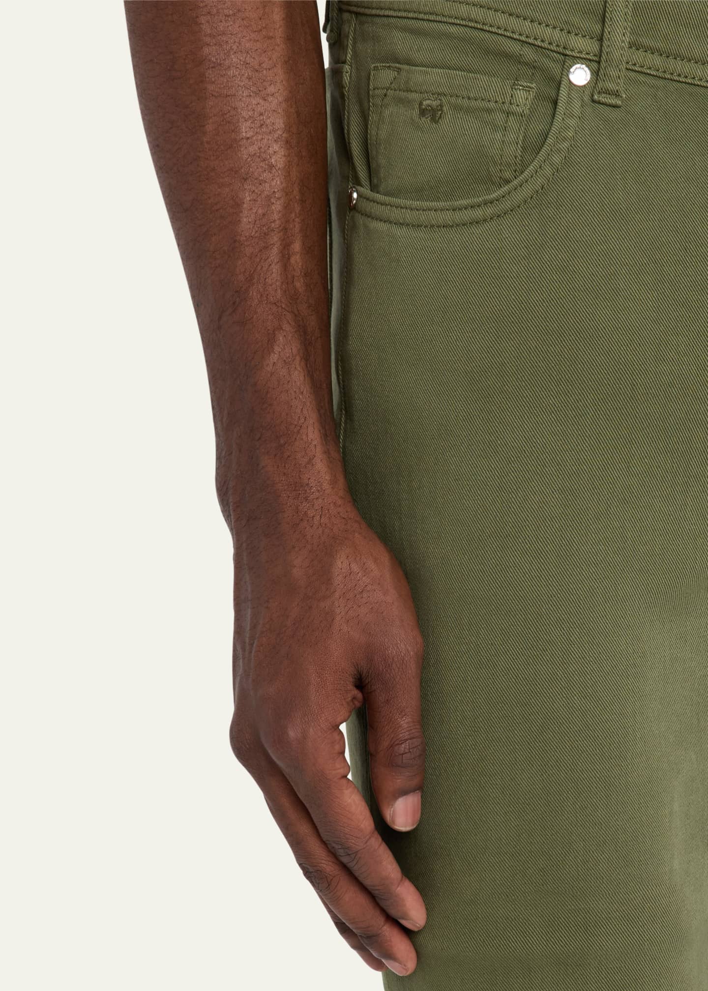 Marco Pescarolo Men's 5-Pocket Bull Denim Pants Image 5 of 5