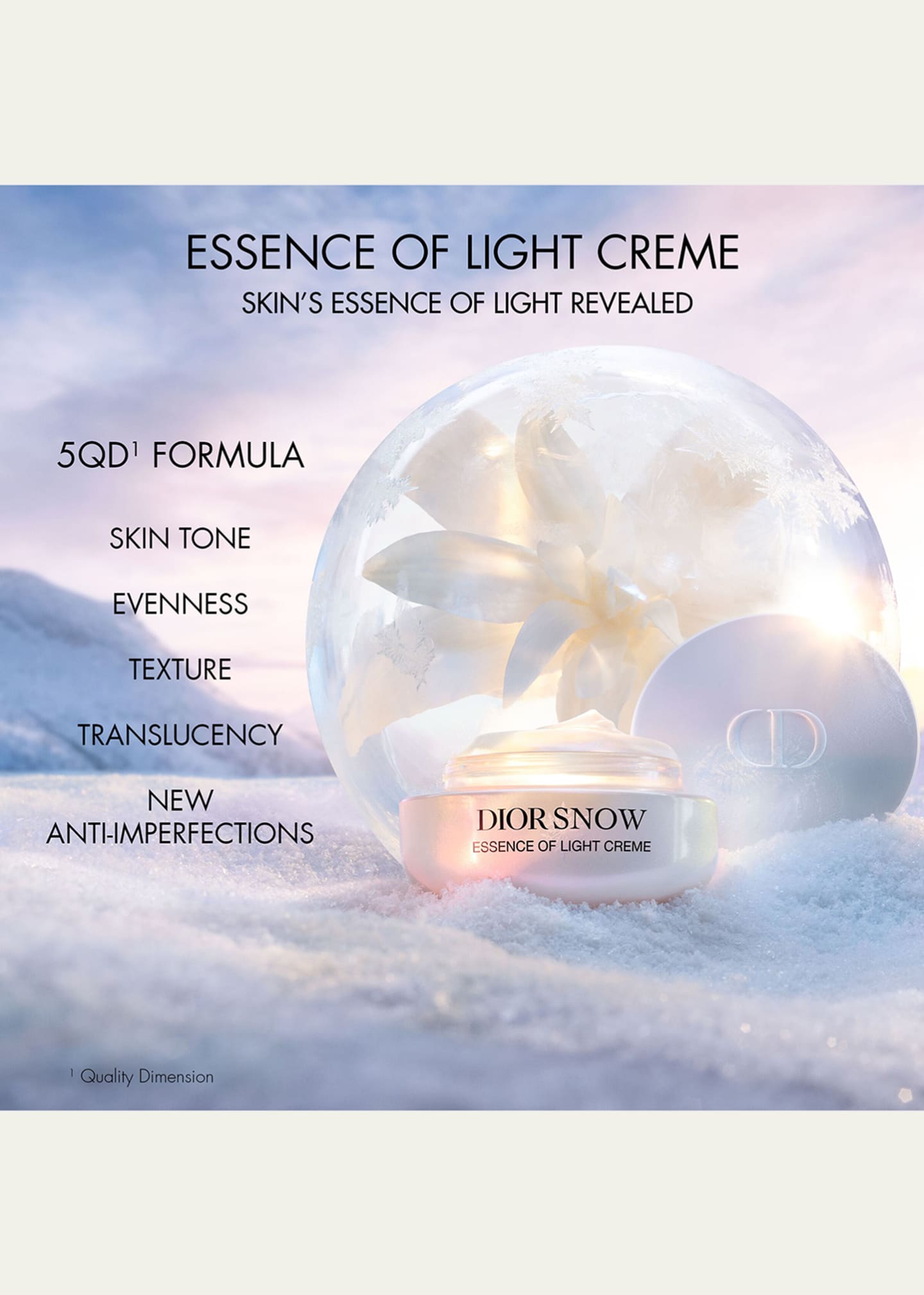 DIOR Diorsnow Essence of Light Creme, 1.7 oz. Image 3 of 5