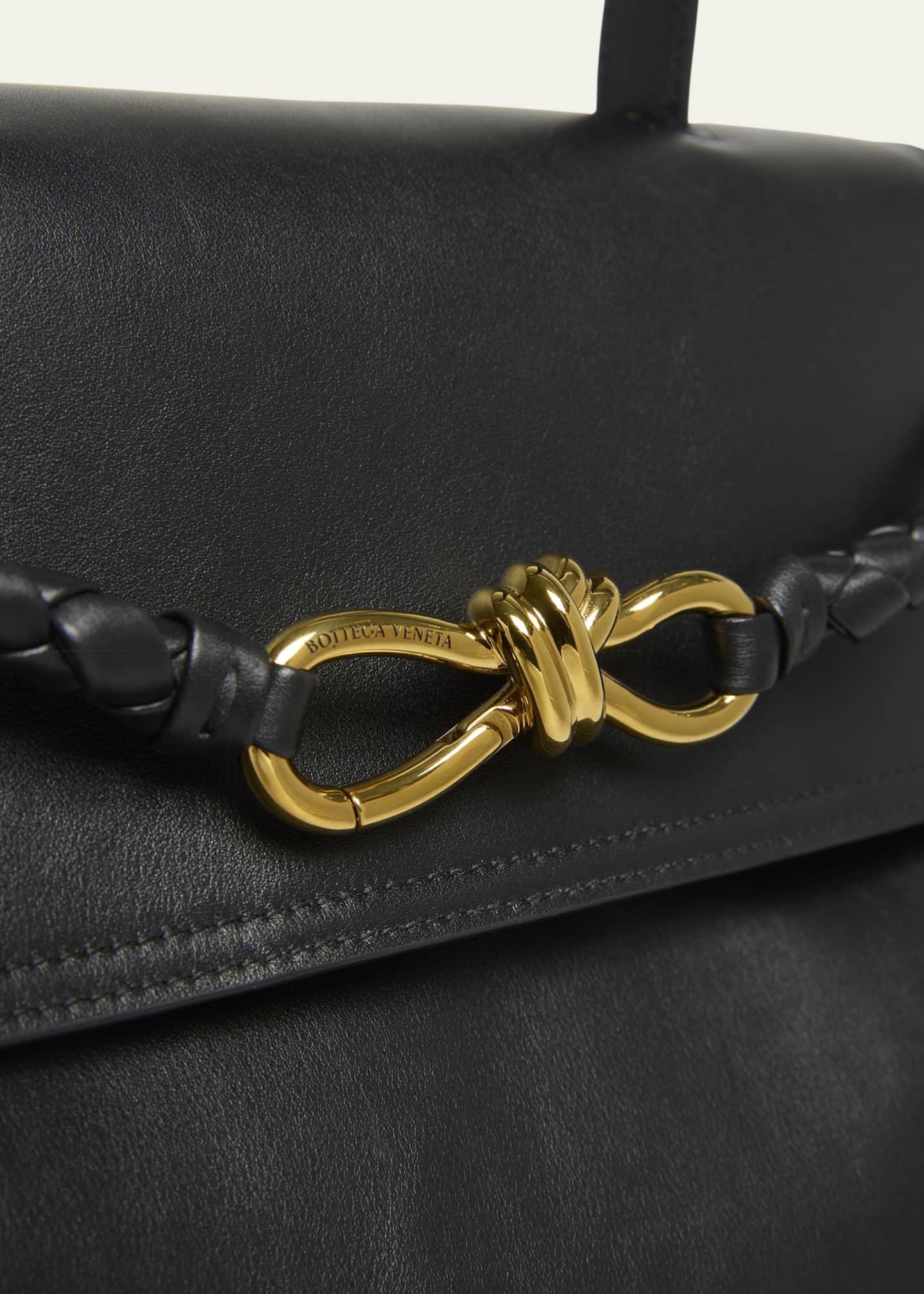 Bottega Veneta Andiamo Medium Leather Top-Handle Bag Image 6 of 6