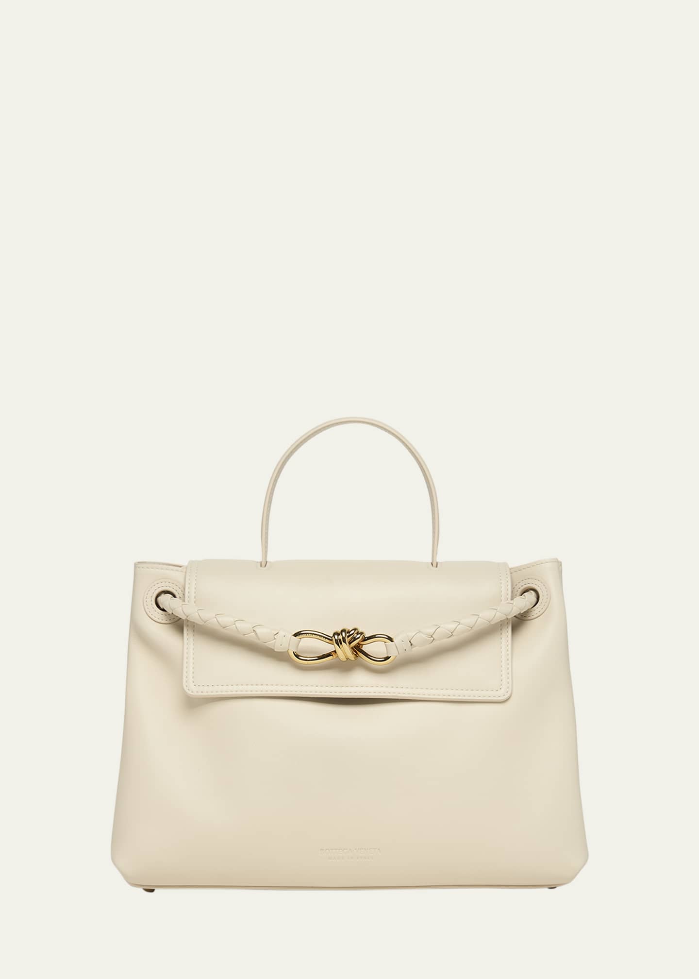 Bottega Veneta Andiamo Medium Leather Top-Handle Bag