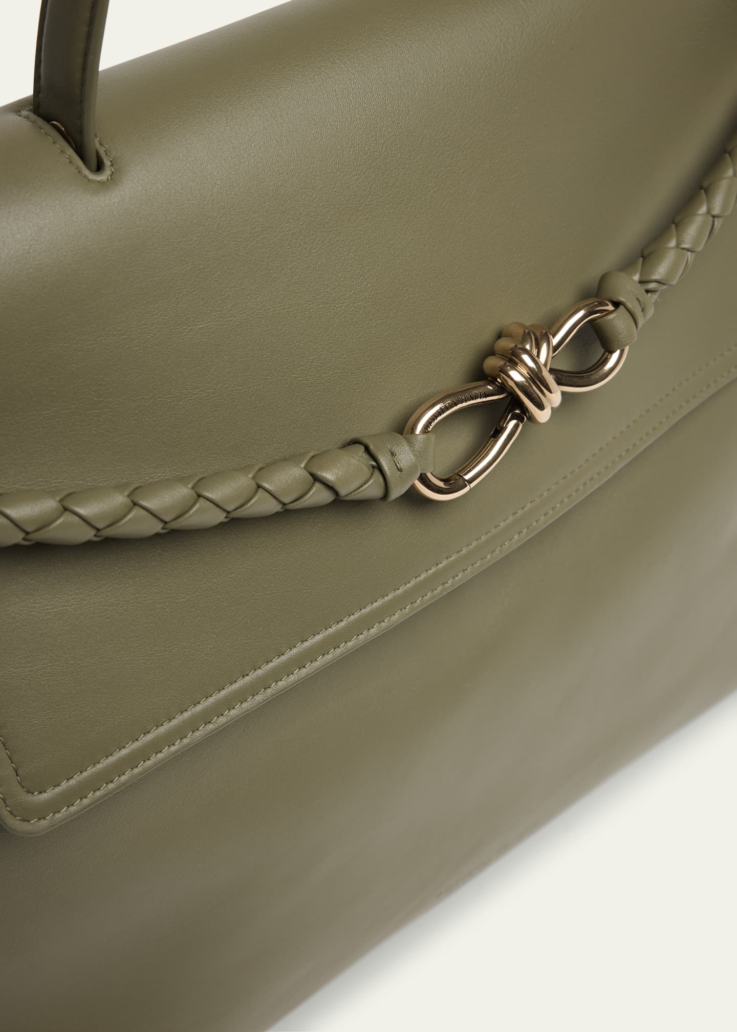 Bottega Veneta Andiamo Large Leather Top-Handle Bag Image 6 of 6