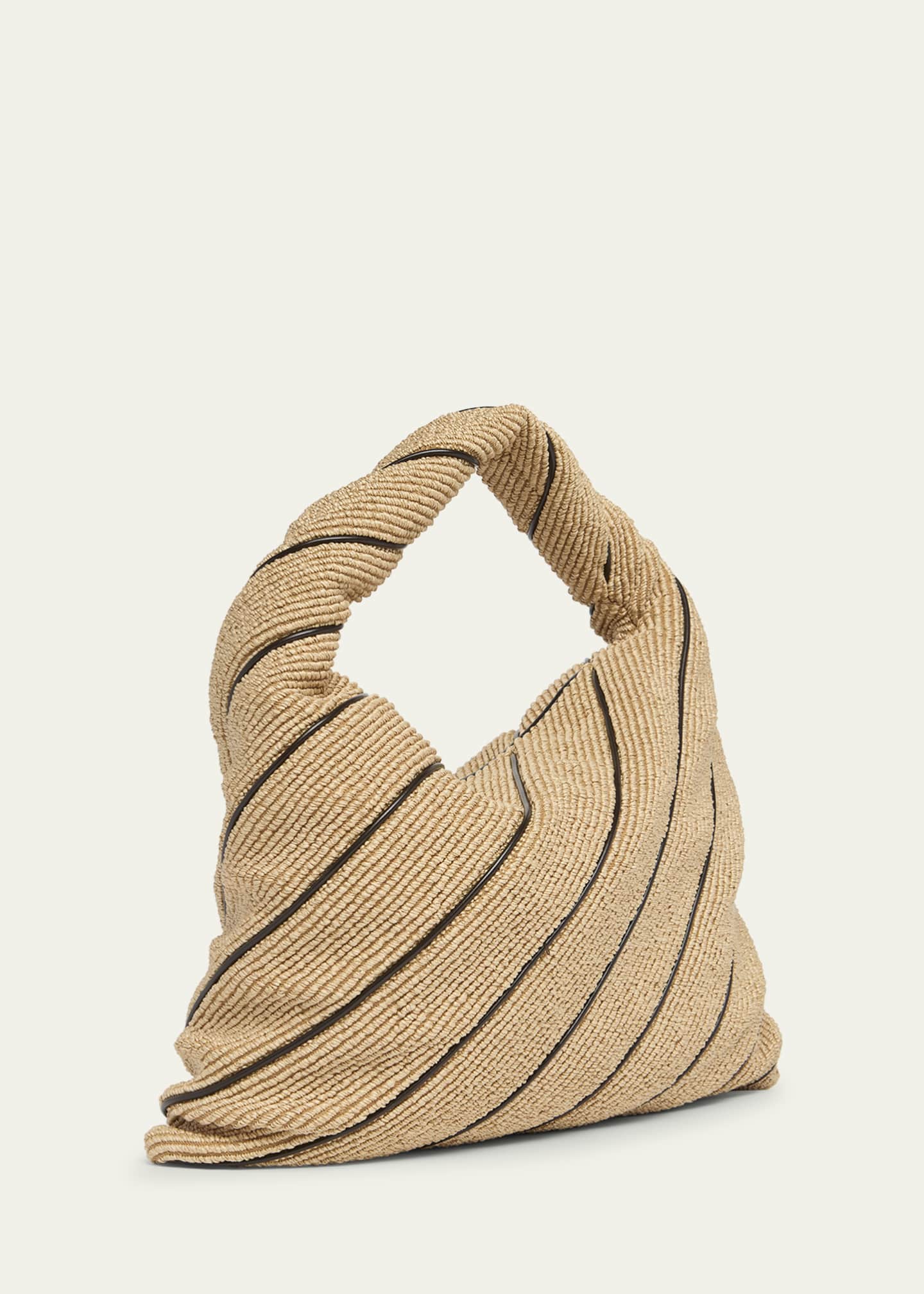 Bottega Veneta Hop Large Striped Shoulder Bag Image 3 of 6