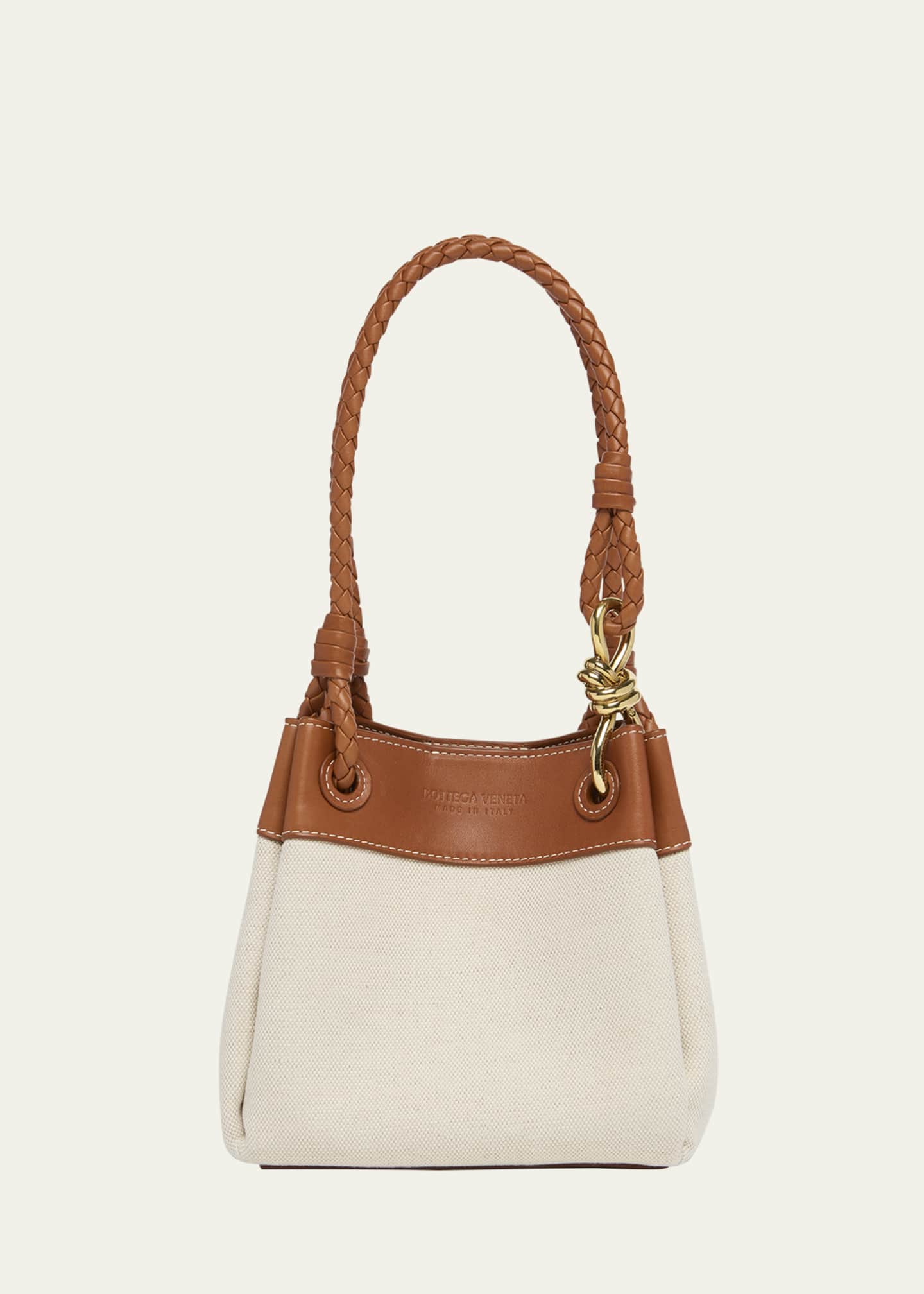 Bottega Veneta Parachute Small Canvas Shoulder Bag Image 1 of 6