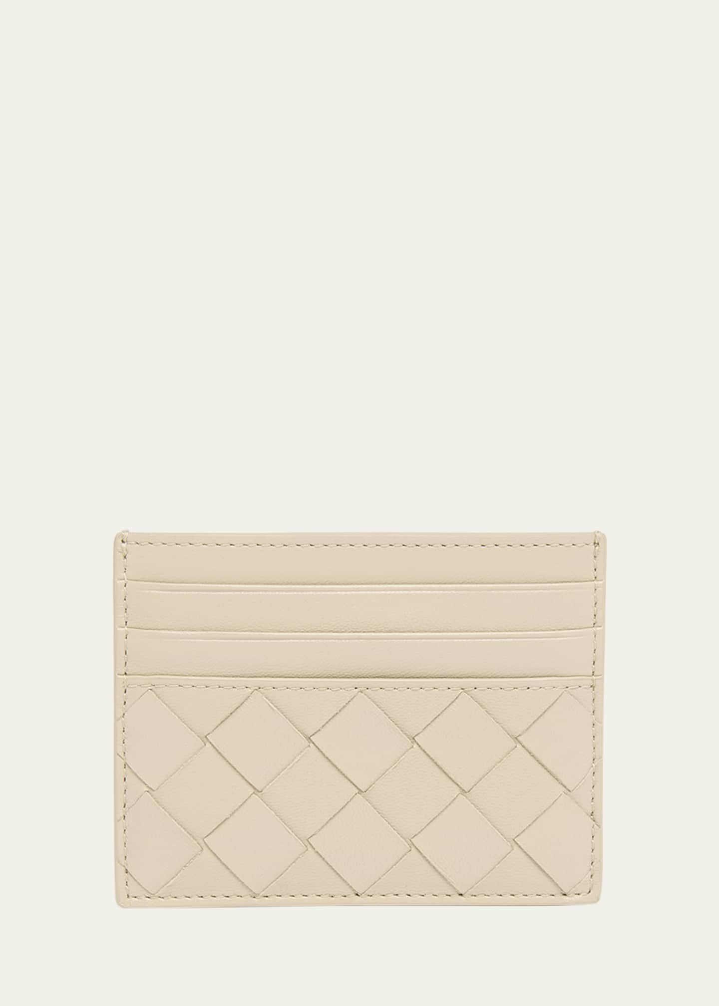 Bottega Veneta Intrecciato Leather Card Holder Image 1 of 4