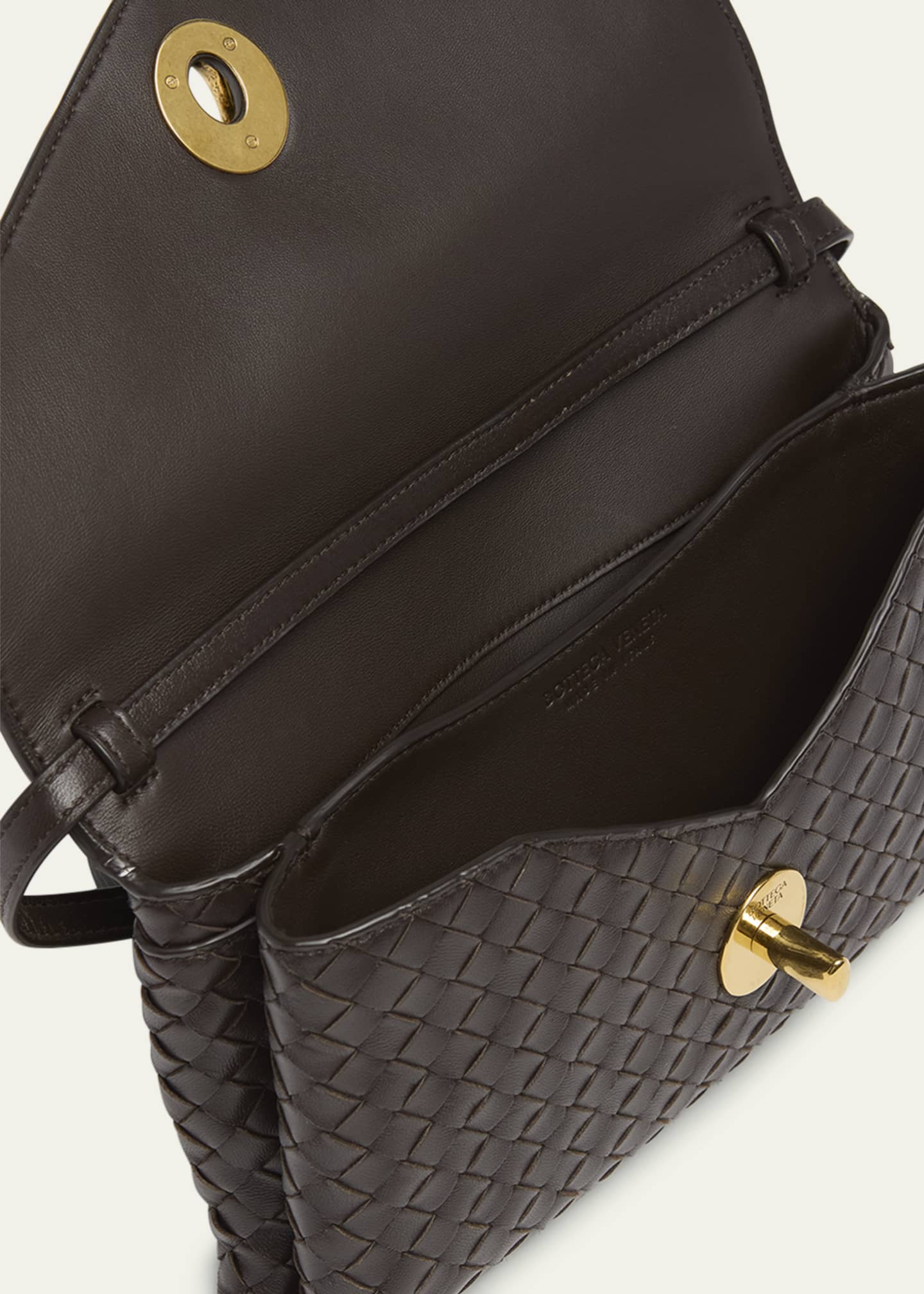 Bottega Veneta Knot Lock Leather Top-Handle Bag Image 4 of 6