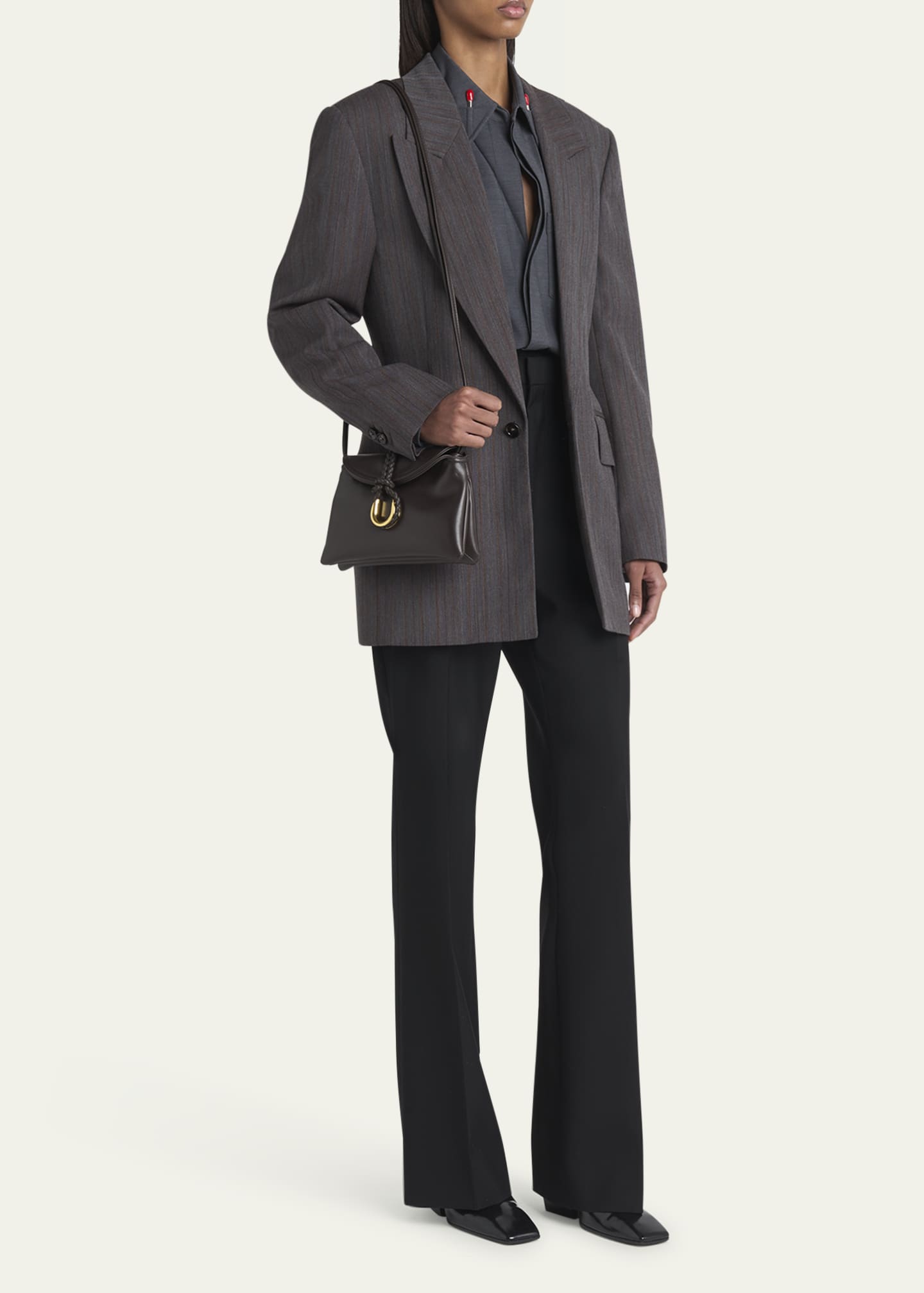 Bottega Veneta Liberta Baby Smooth Calfskin Clutch Bag Image 5 of 6