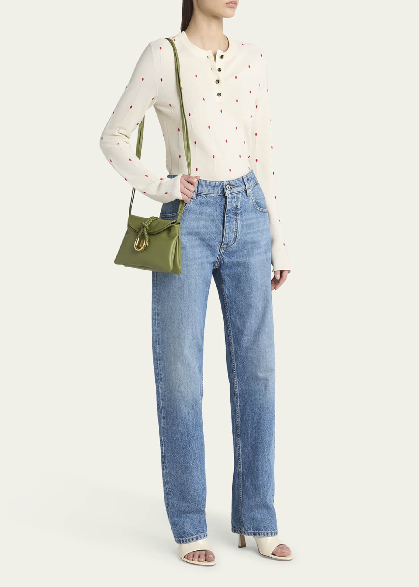 Bottega Veneta Liberta Baby Smooth Calfskin Clutch Bag - Bergdorf