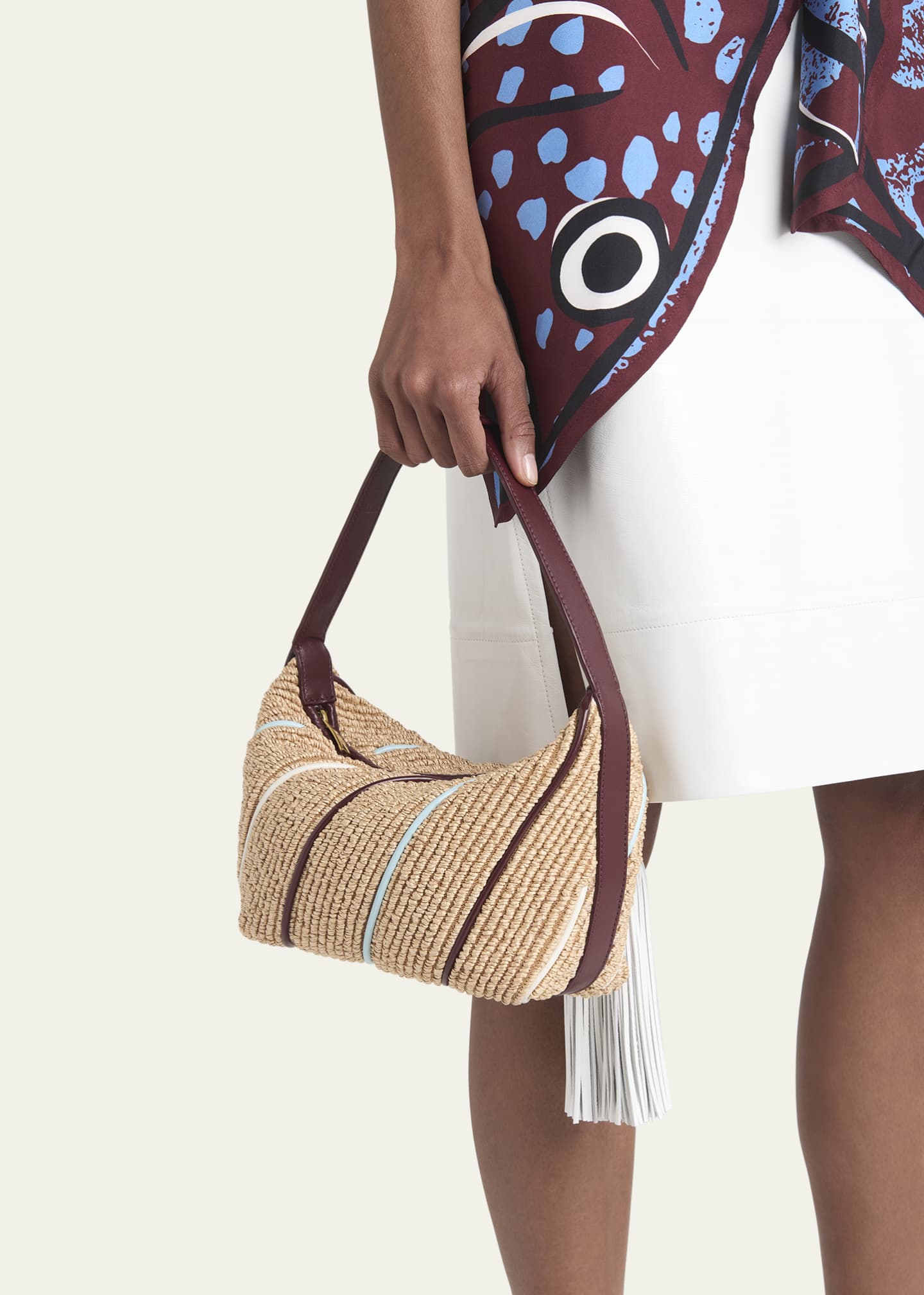 Bottega Veneta Wallace Mini Striped Shoulder Bag Image 2 of 6