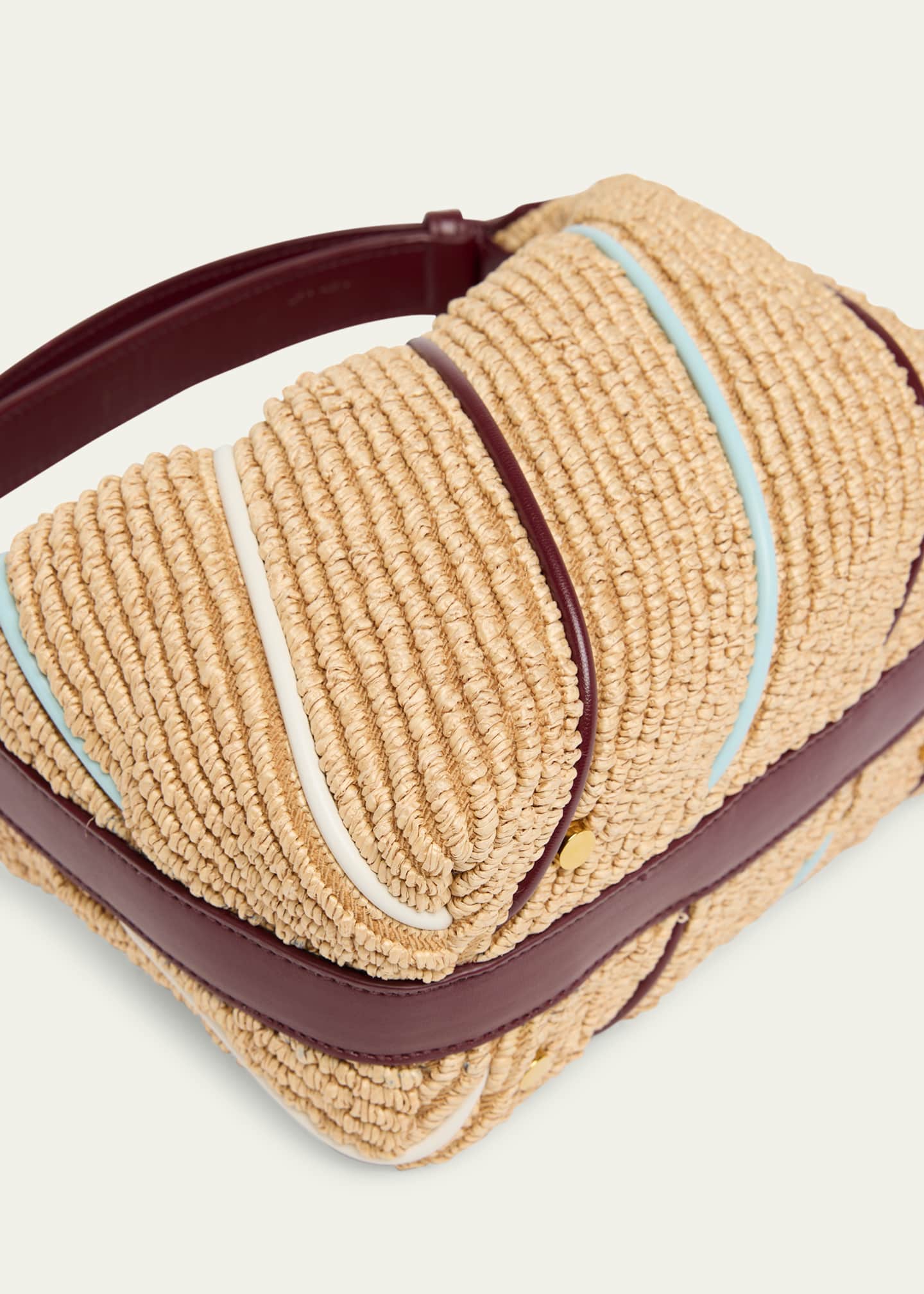 Bottega Veneta Wallace Mini Striped Shoulder Bag Image 6 of 6