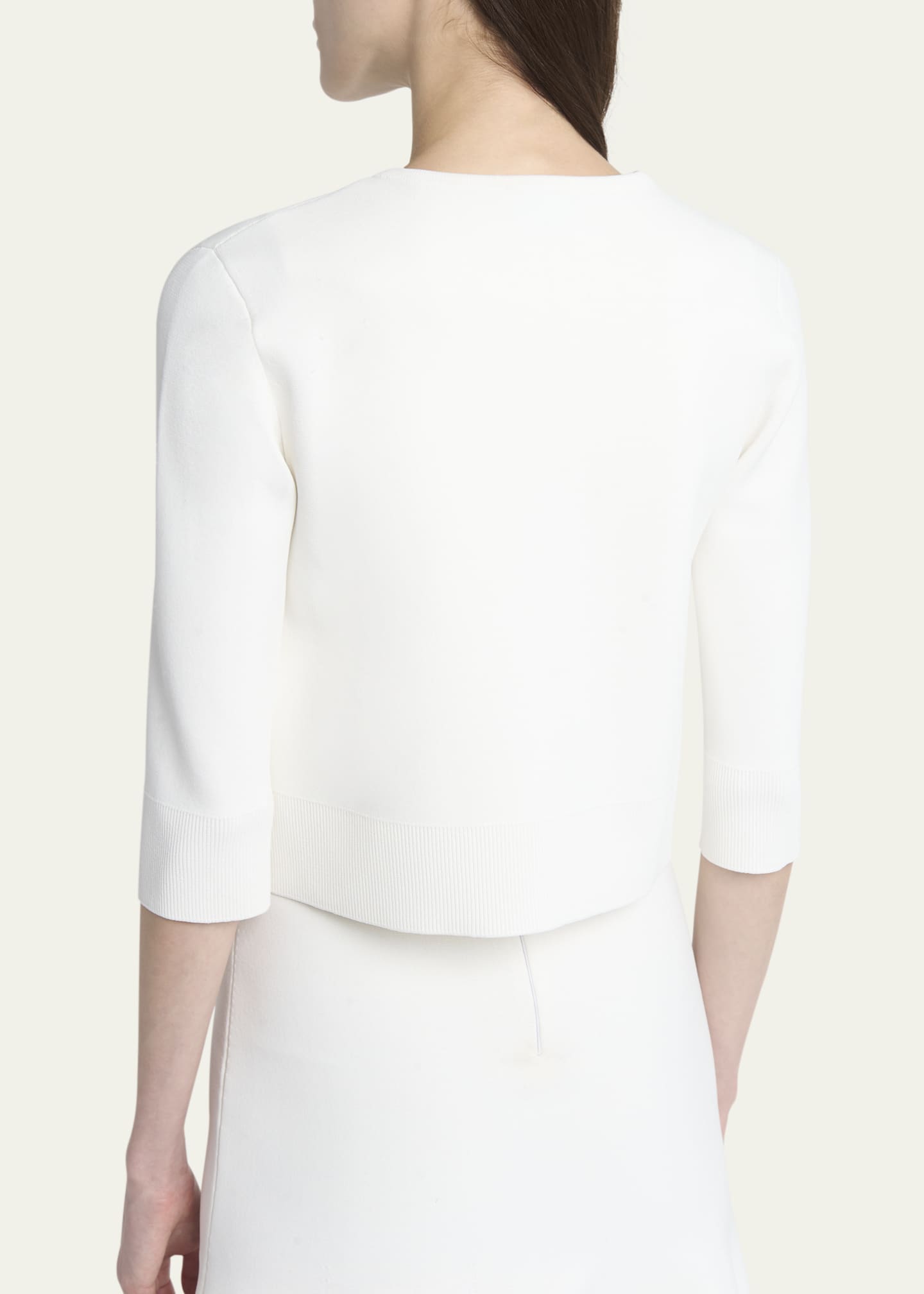 McQueen Floral Crystal Knit Cardigan Image 3 of 5