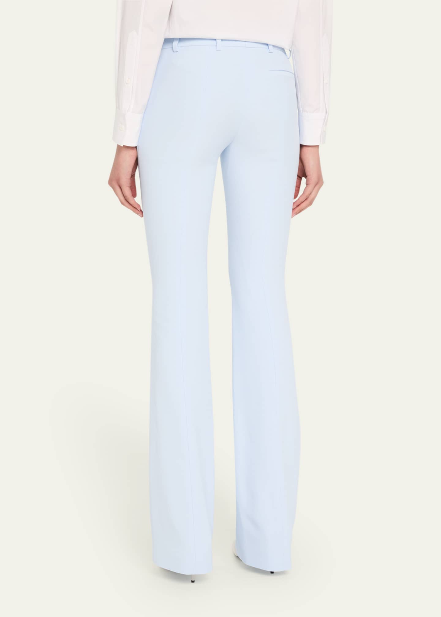 McQueen Bootcut Leaf Crepe Pants Image 3 of 5