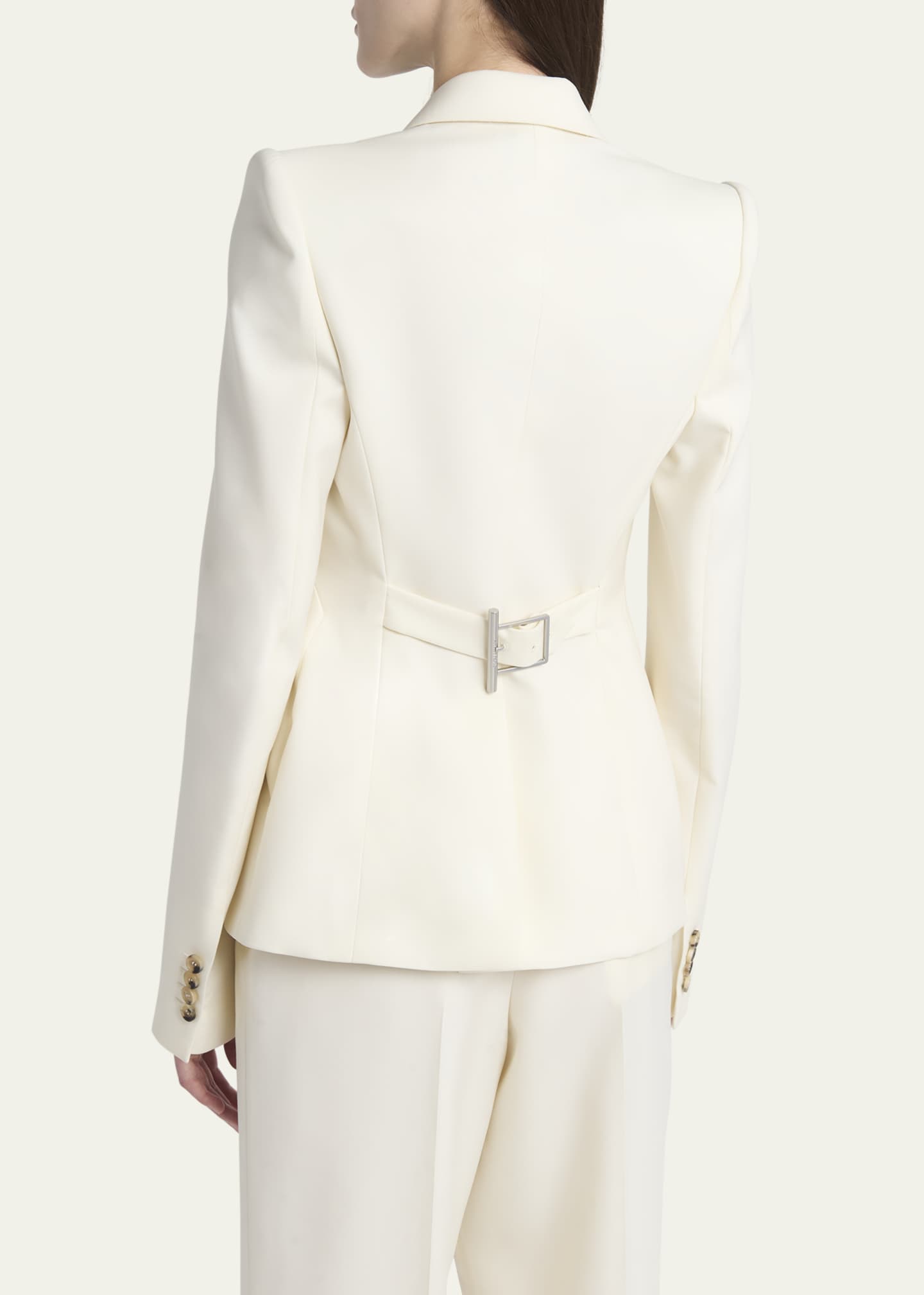 McQueen Belted Back Single-Breasted Blazer Image 3 of 5