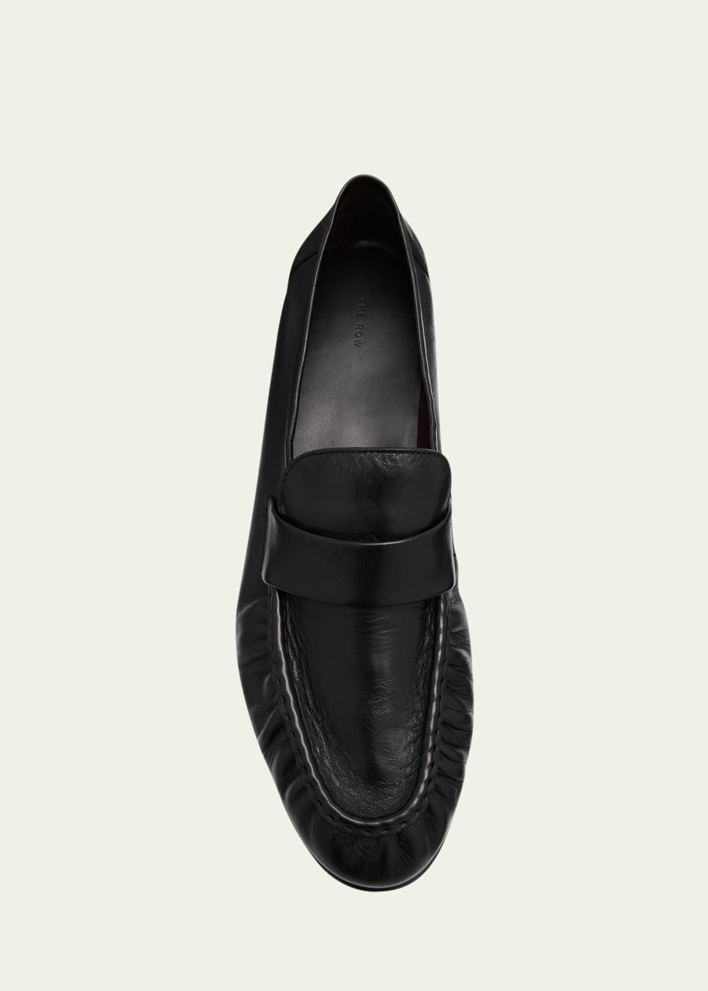 THE ROW Men's Soft Napa Leather Loafers Image 6 of 6
