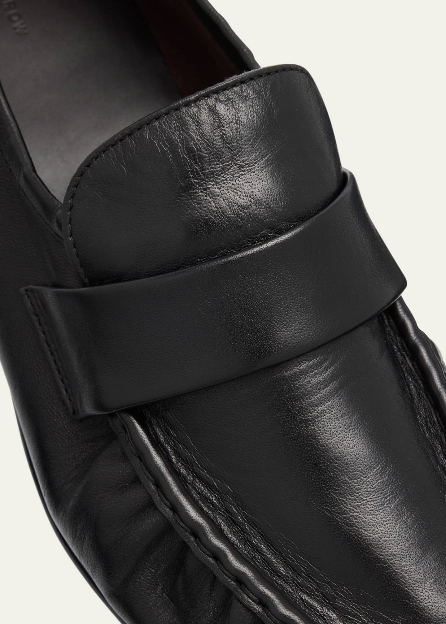 THE ROW Men's Soft Napa Leather Loafers Image 5 of 6