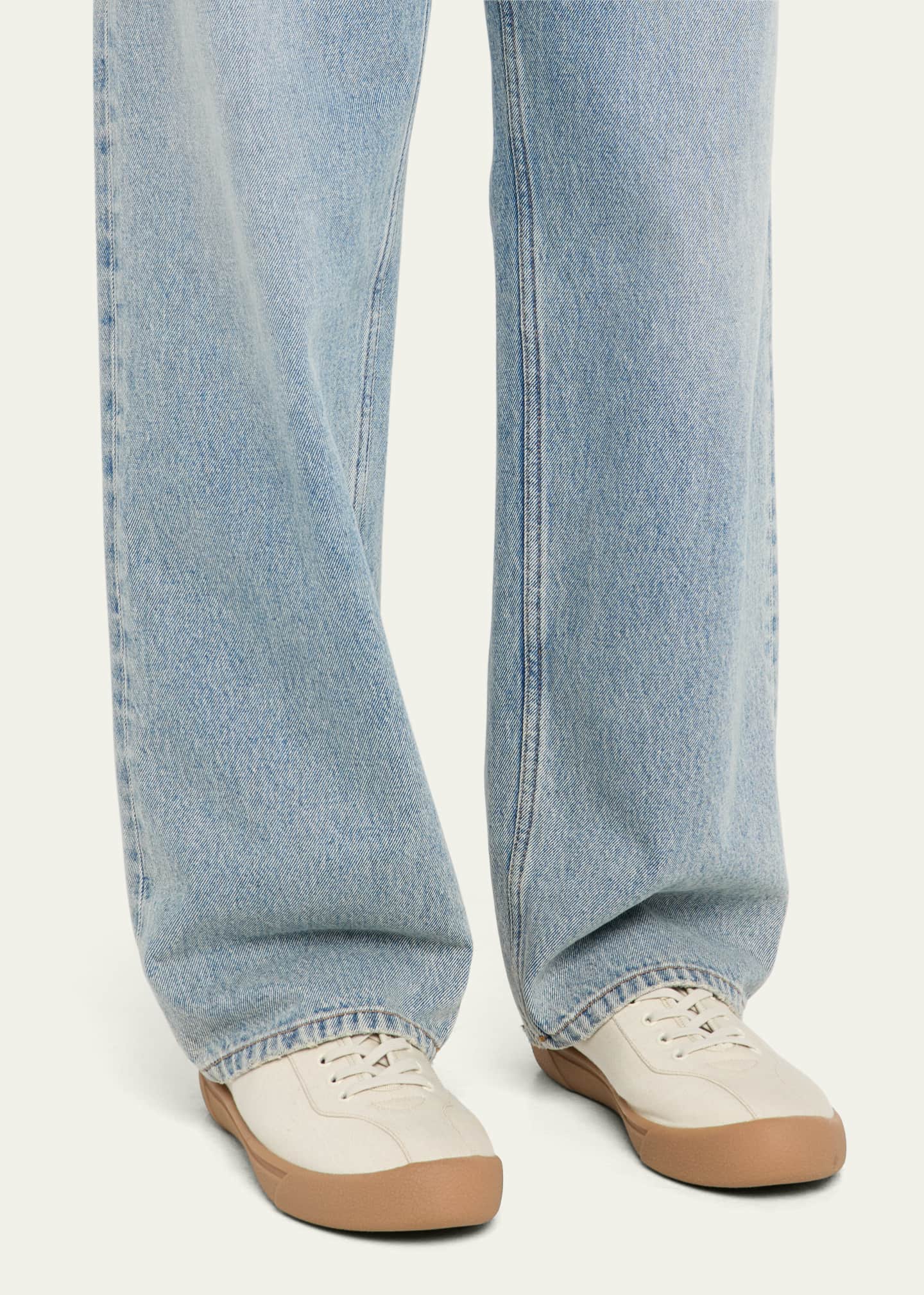 THE ROW Men's Canvas Low-Top Sneakers Image 2 of 6