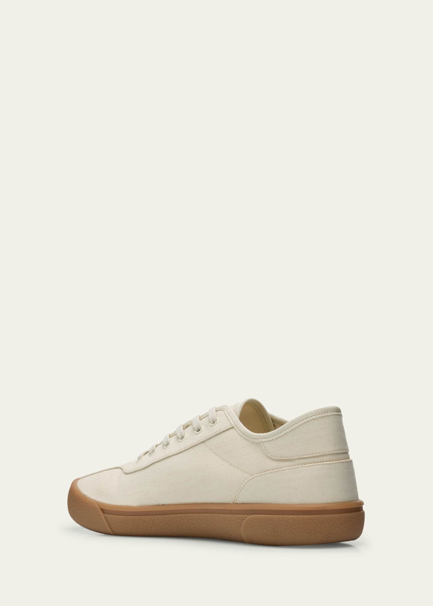 THE ROW Men's Canvas Low-Top Sneakers Image 4 of 6