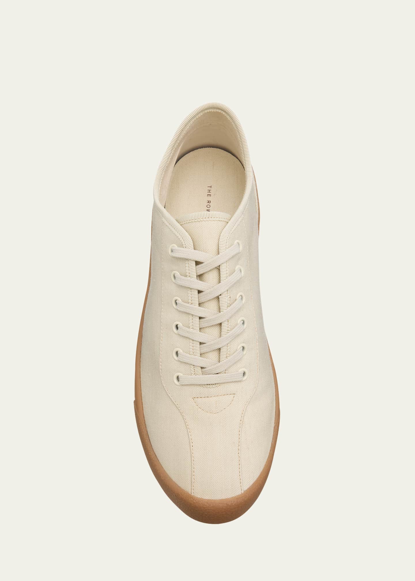 THE ROW Men's Canvas Low-Top Sneakers Image 6 of 6
