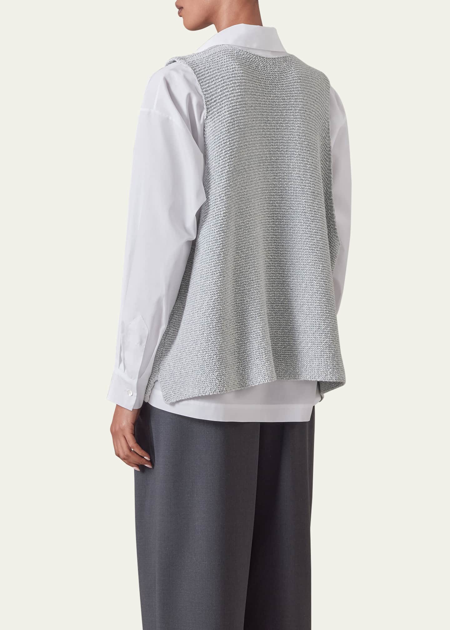 Eskandar Open Waistcoat (Mid Length) Image 3 of 5