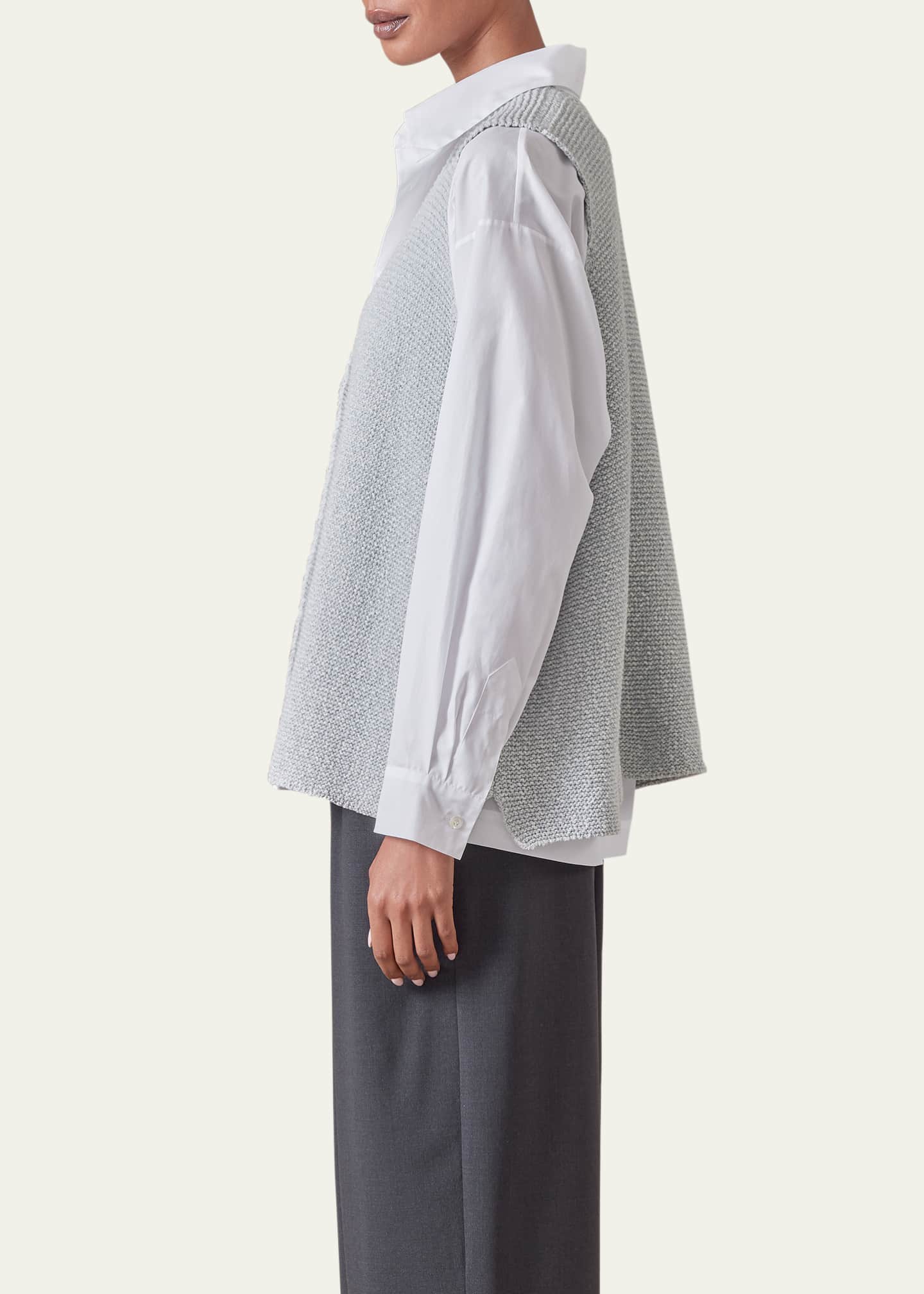 Eskandar Open Waistcoat (Mid Length) Image 4 of 5