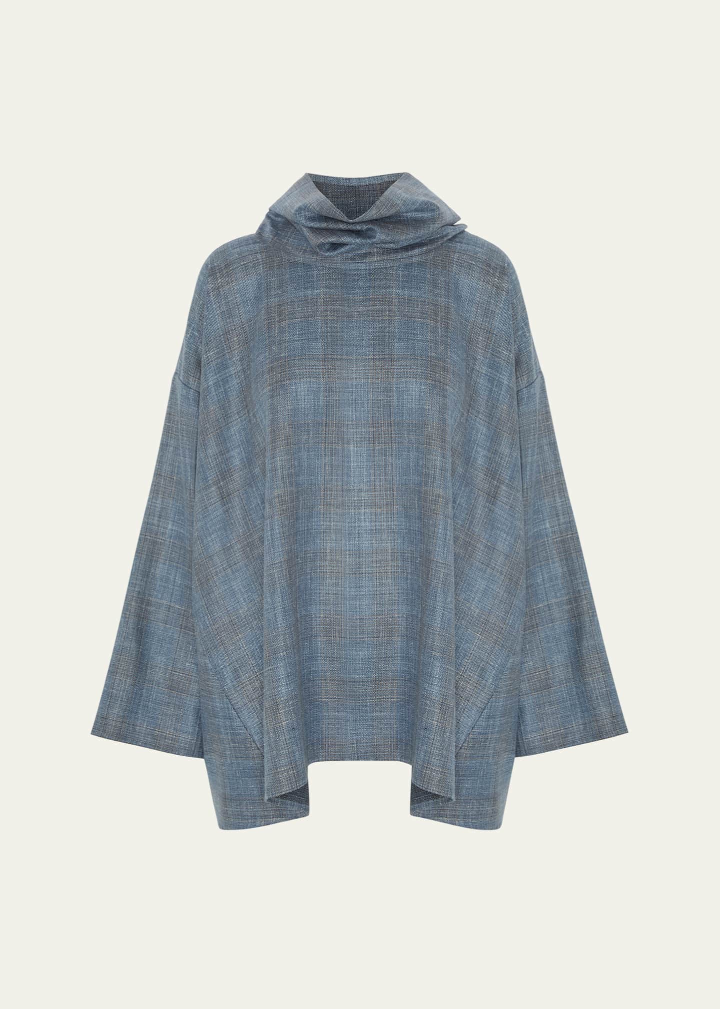 Eskandar Angled-To-Front Monks Top (Long Length) Image 1 of 5