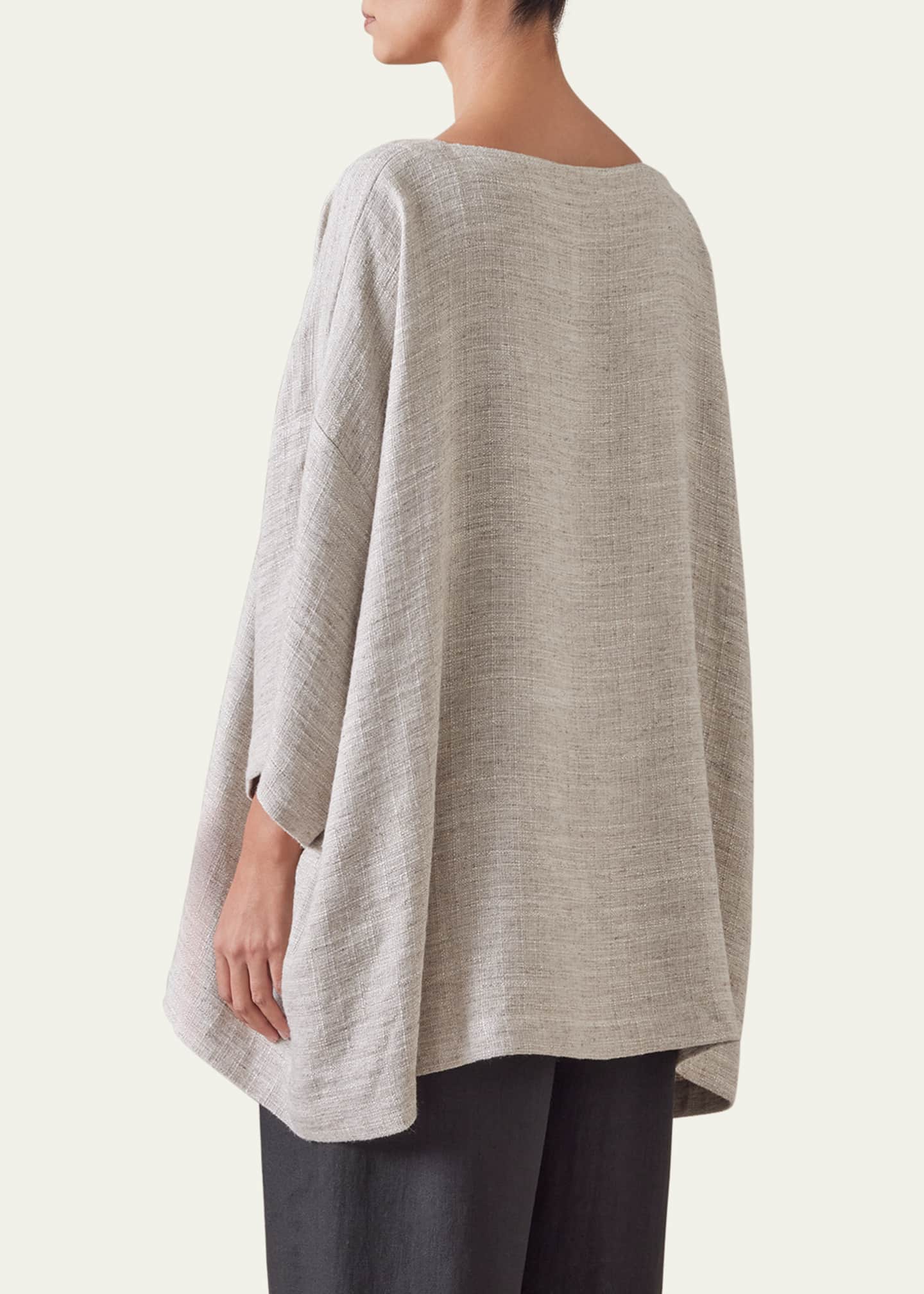 Eskandar 3-4 Sleeve Scoop Neck (Long Length) Image 3 of 4