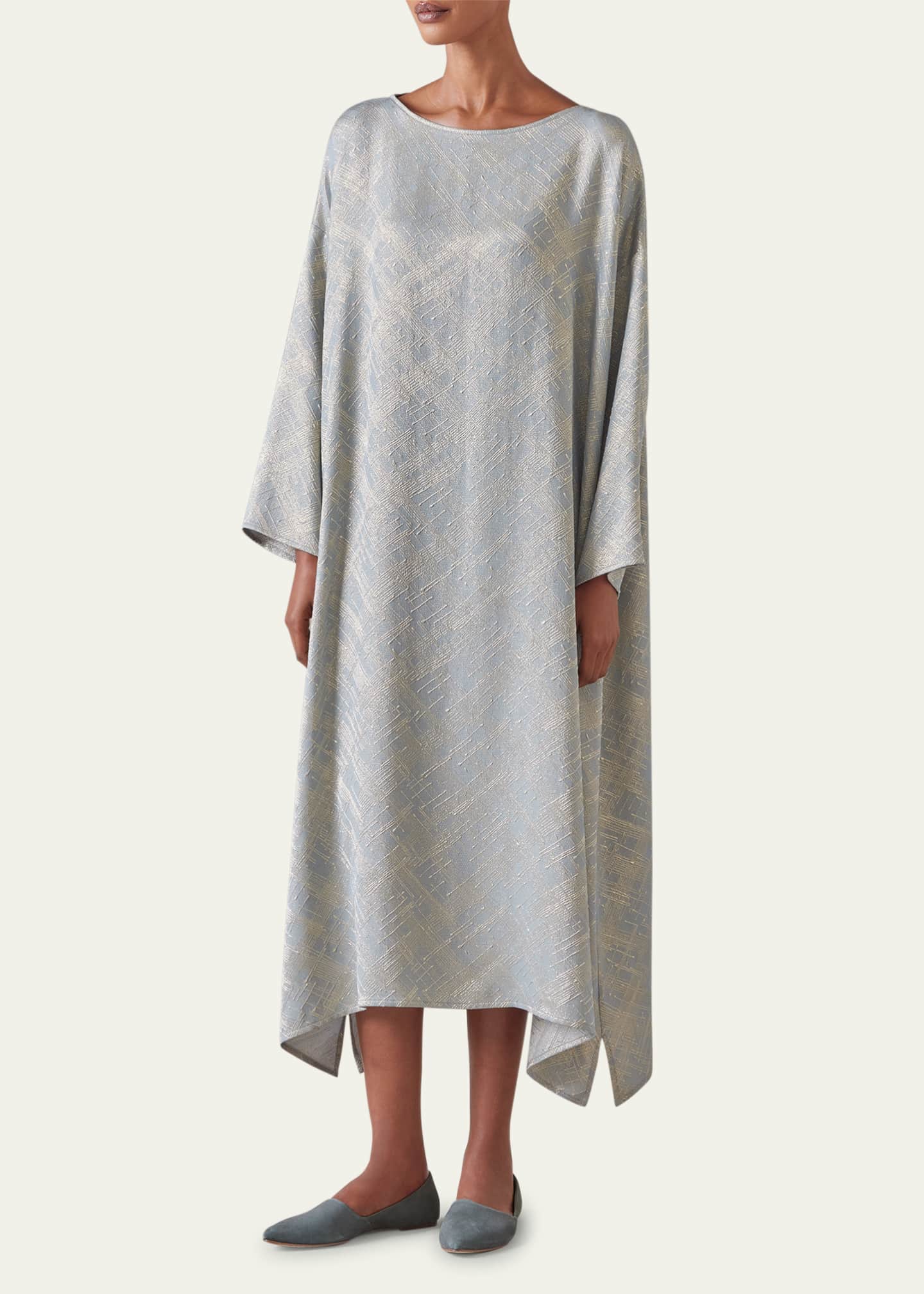 Eskandar Wide A-line Scoop Neck Dress Image 2 of 5