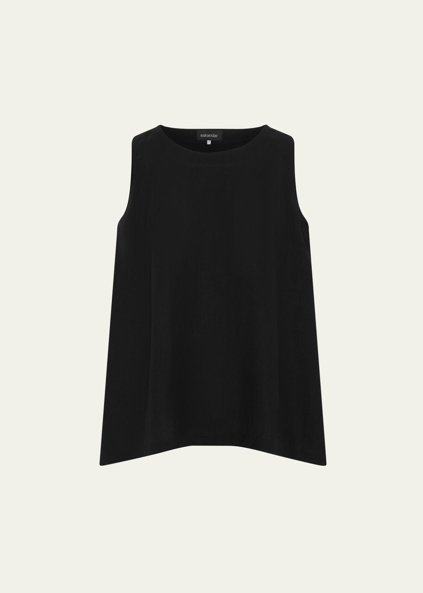 Eskandar ALine Round Neck Shell (Mid Plus Length) Bergdorf Goodman