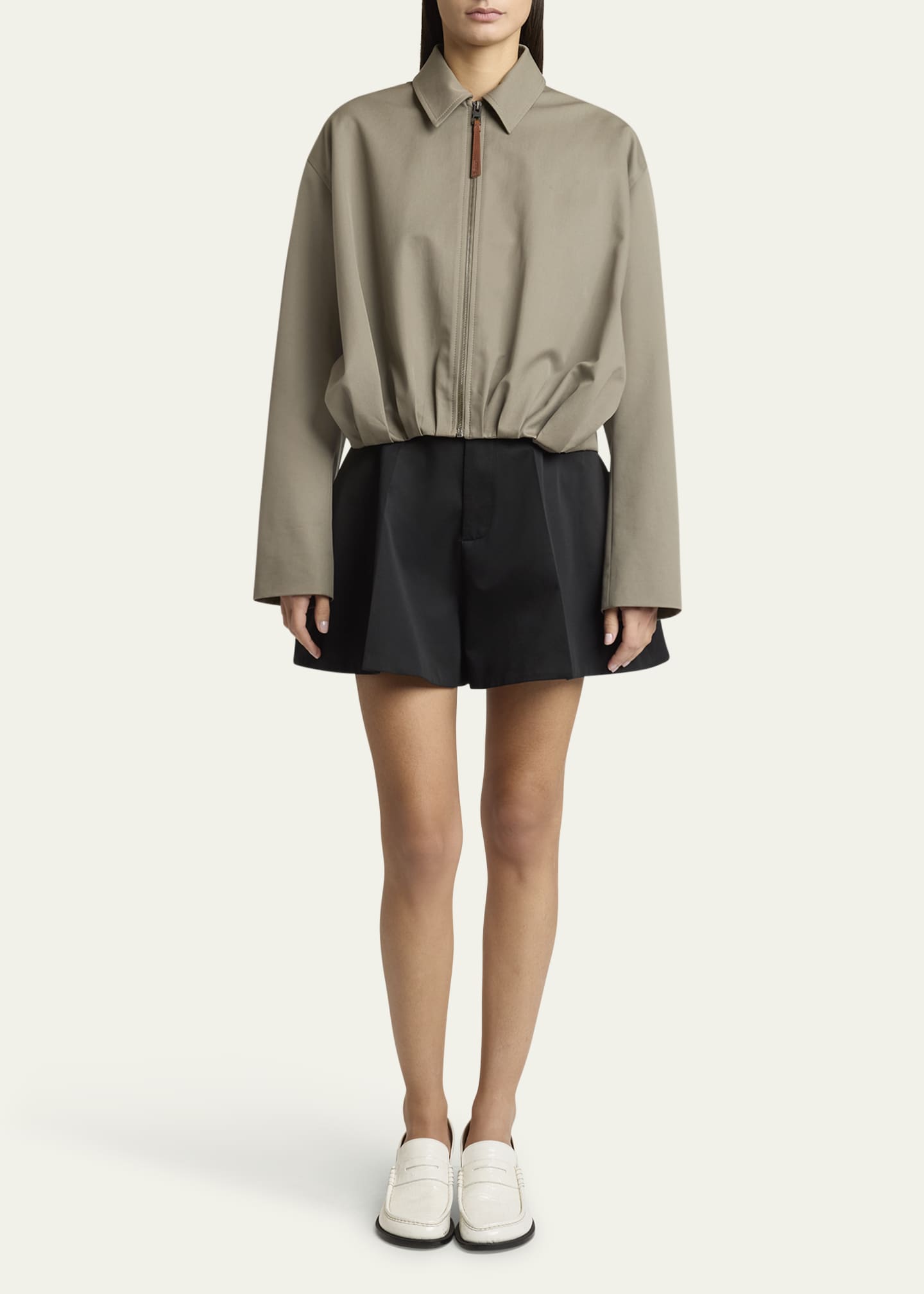 Loewe Trapeze Flared Mini Shorts Image 2 of 5