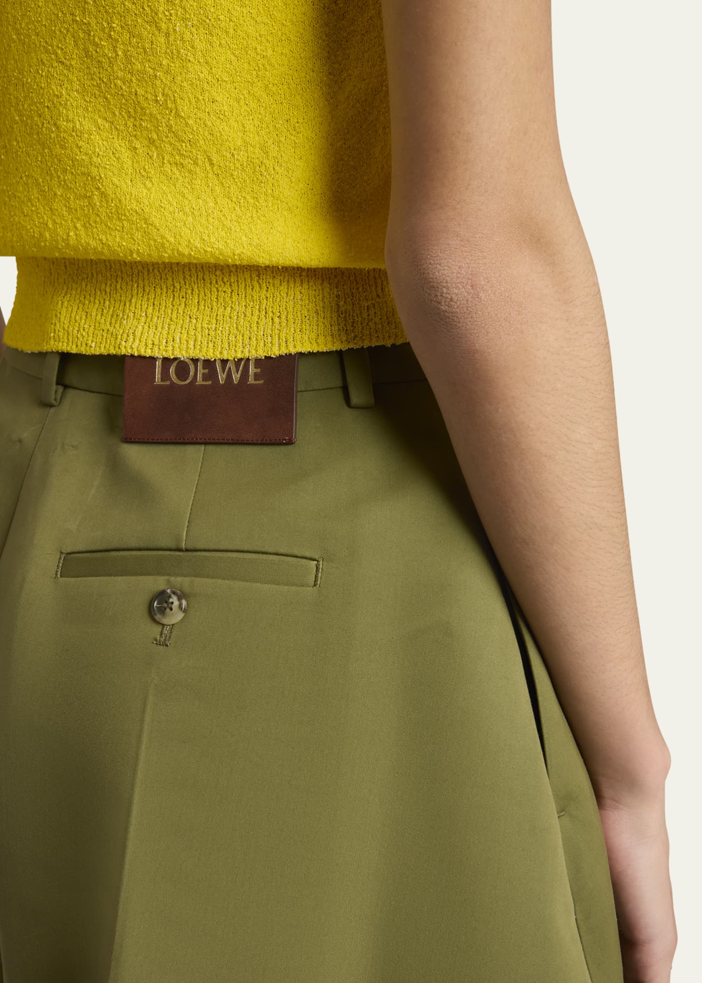 Loewe Trapeze Flared Mini Shorts Image 5 of 5