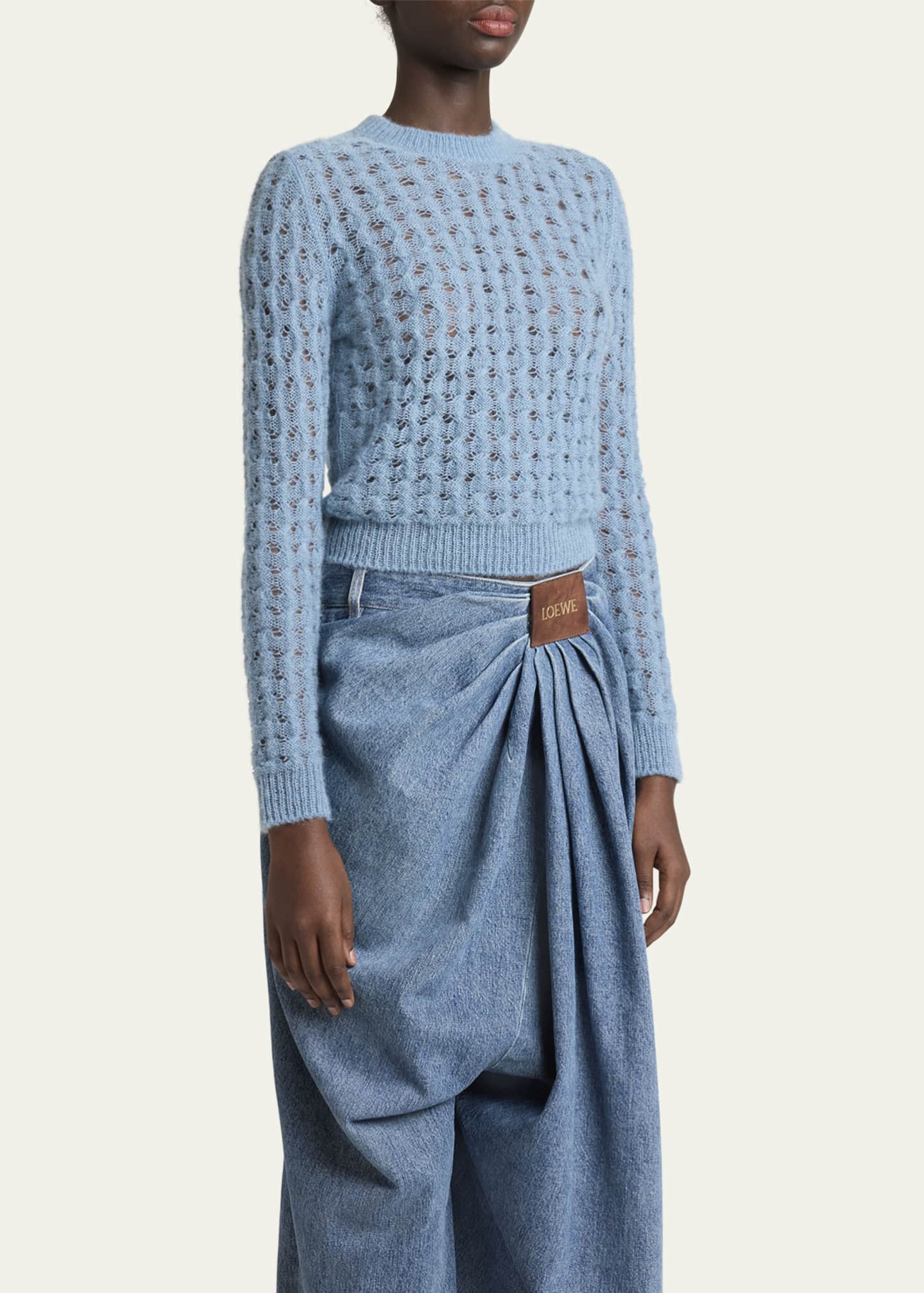 Loewe Cable Mohair Sweater Image 4 of 5