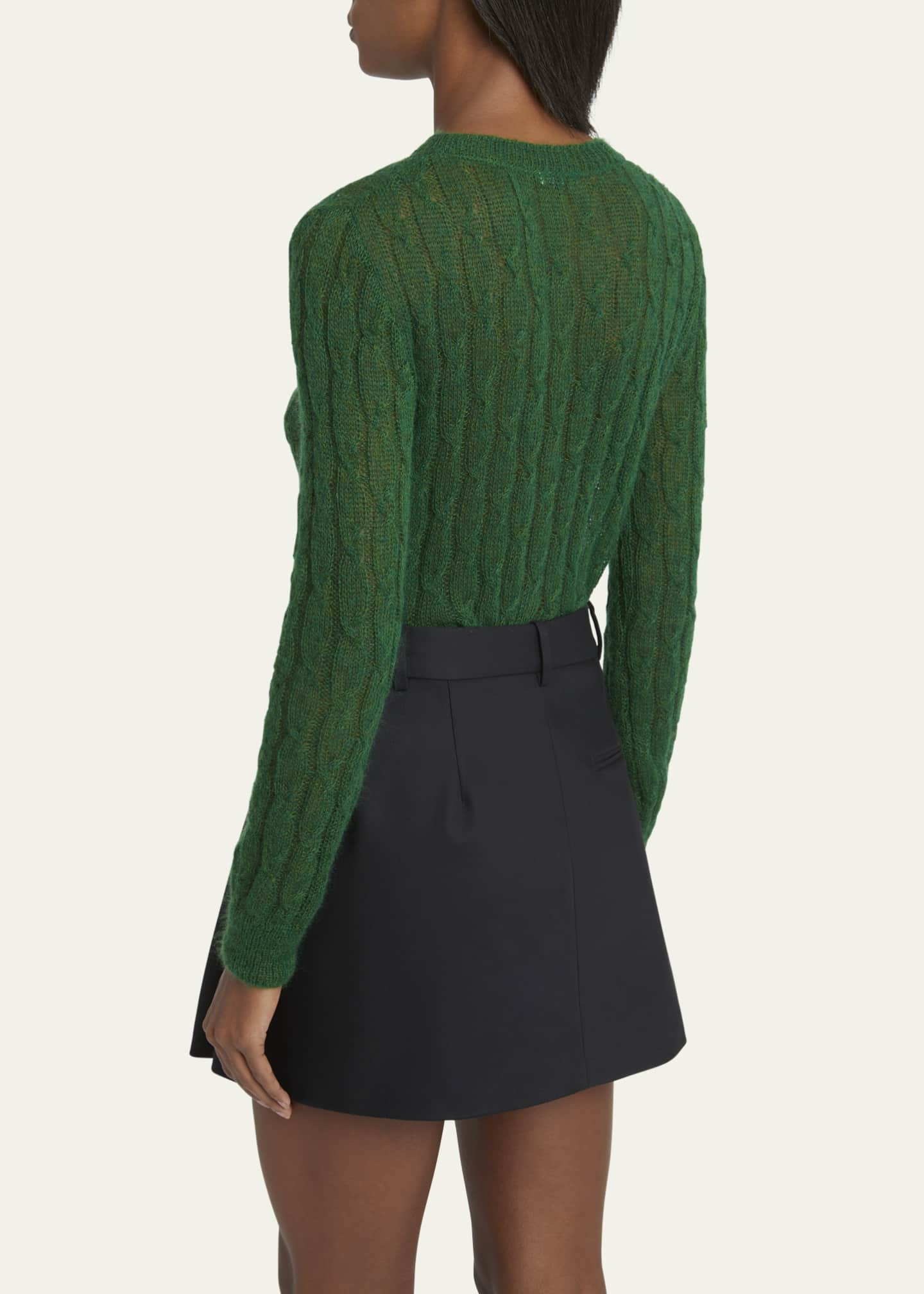 Loewe Mohair Cable Sweater Image 3 of 5