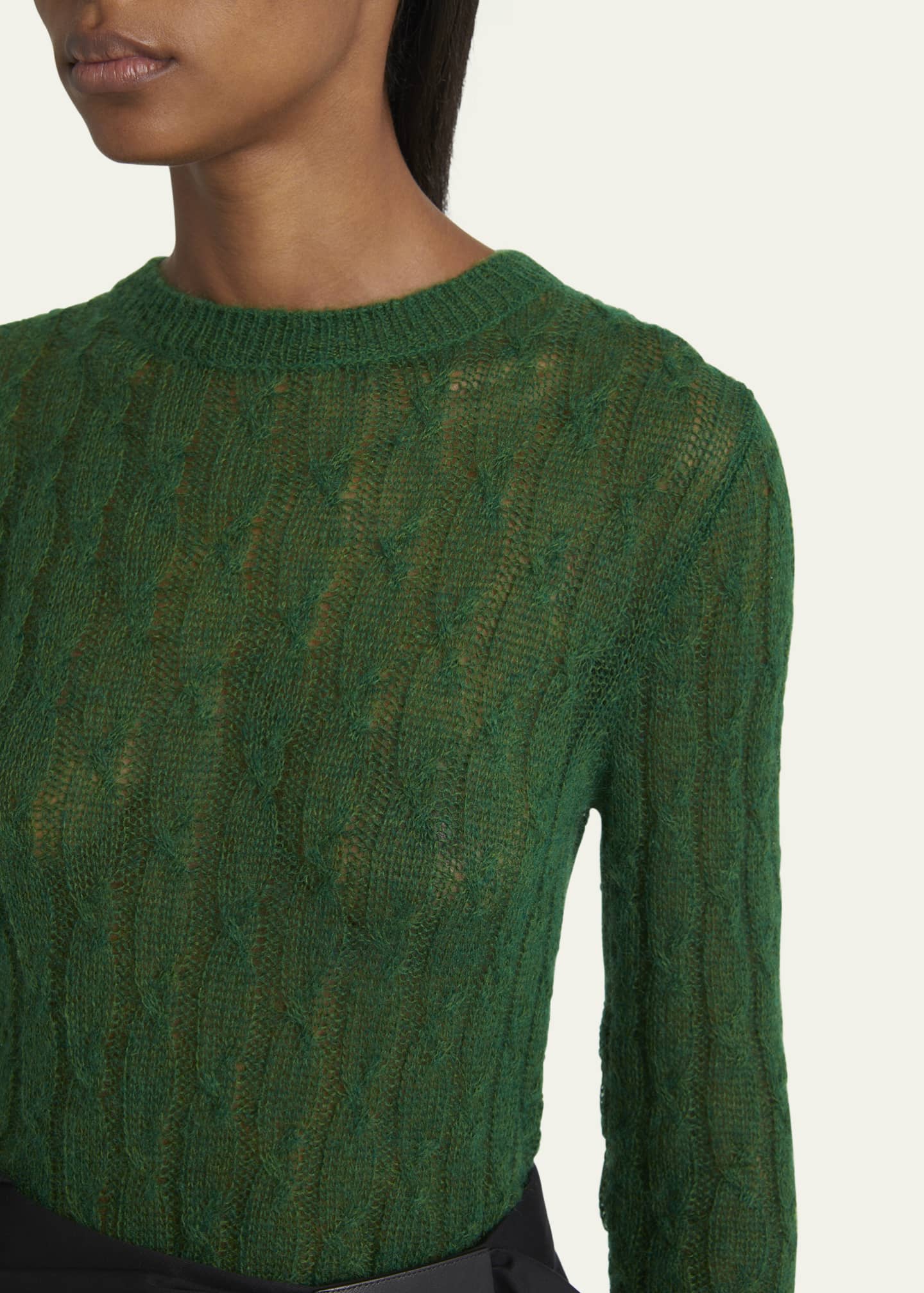 Loewe Mohair Cable Sweater Image 5 of 5