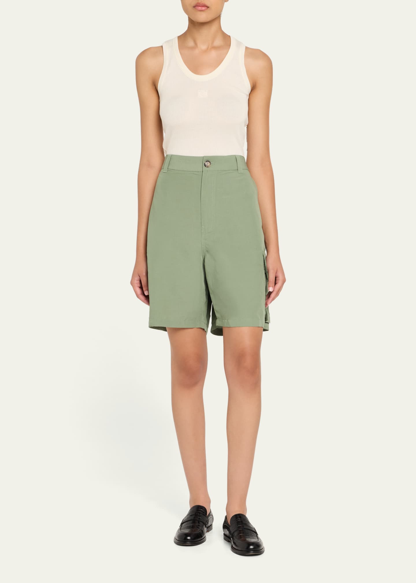Loewe Anagram Logo Ribbed Tank Top Image 2 of 5