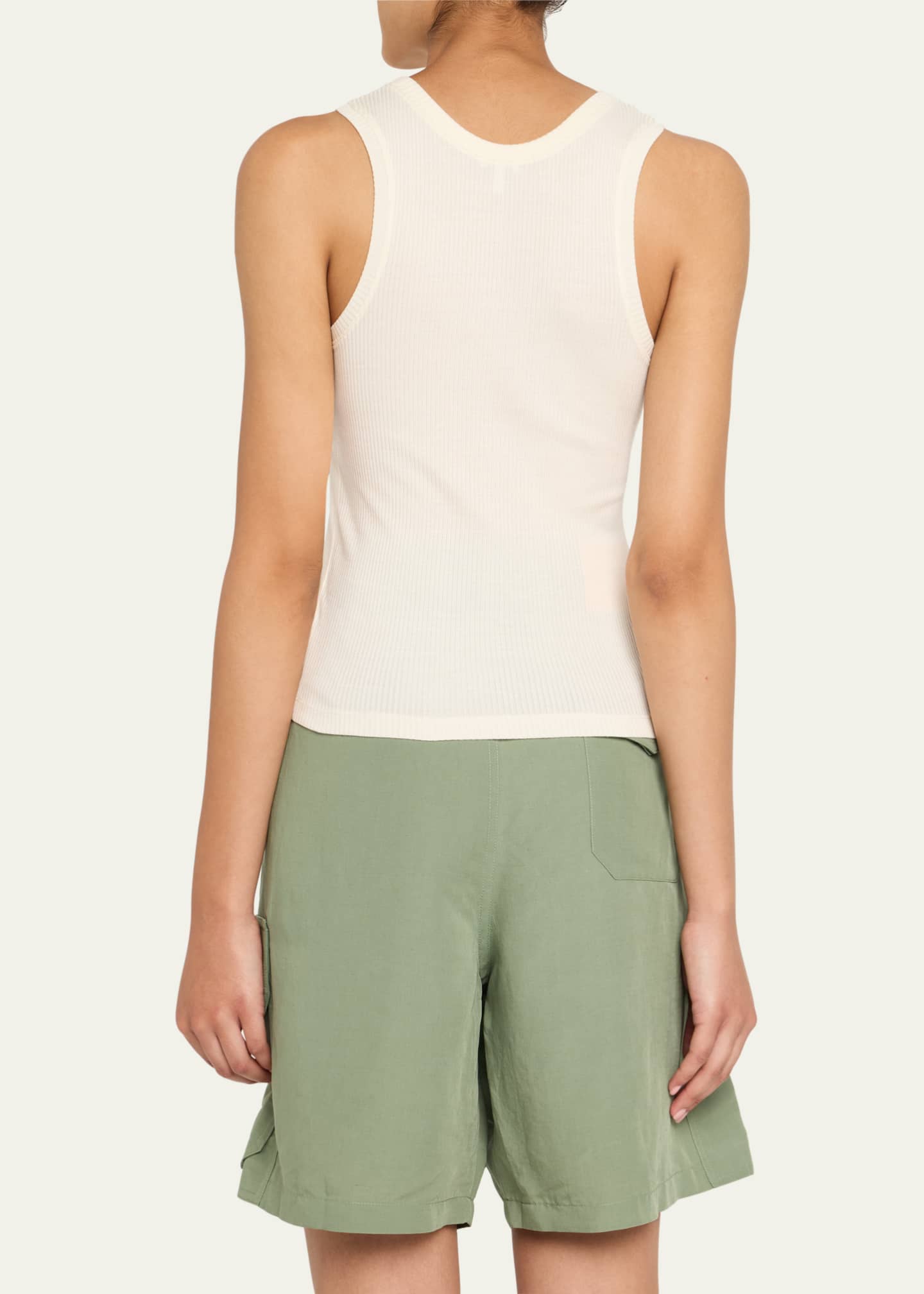 Loewe Anagram Logo Ribbed Tank Top Image 3 of 5