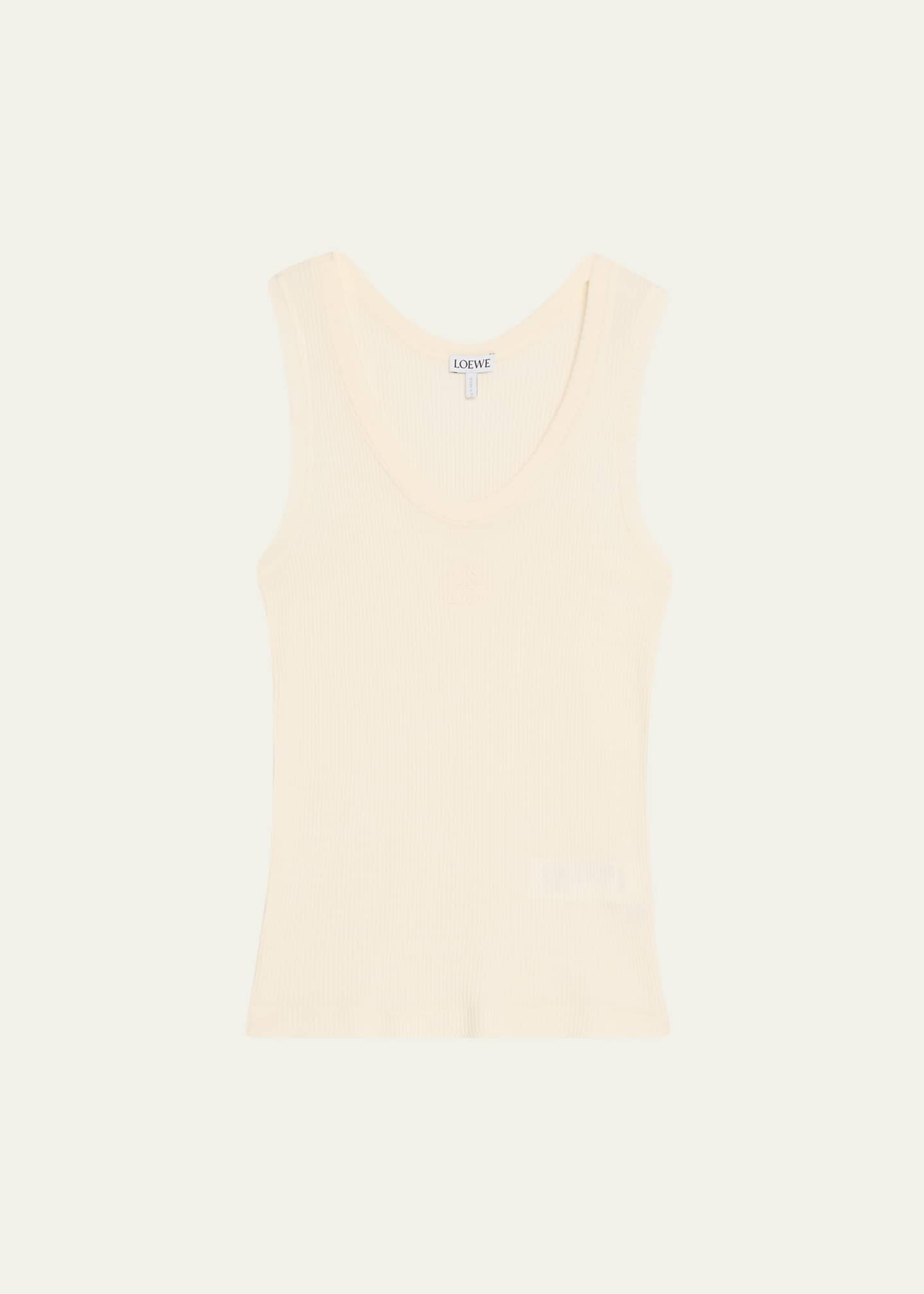 Loewe Anagram Logo Ribbed Tank Top Image 1 of 5