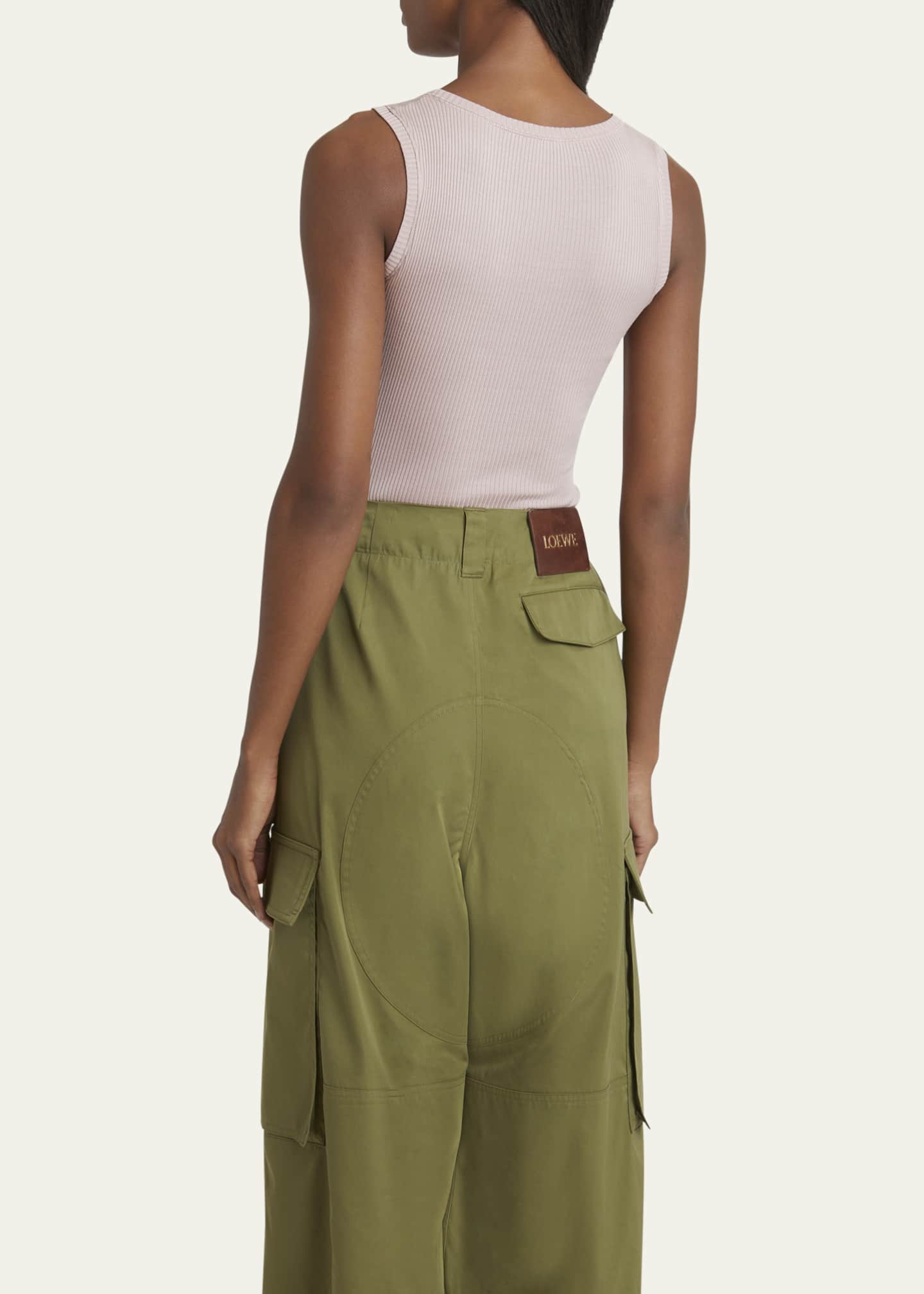 Loewe Anagram Logo Ribbed Tank Top Image 3 of 5