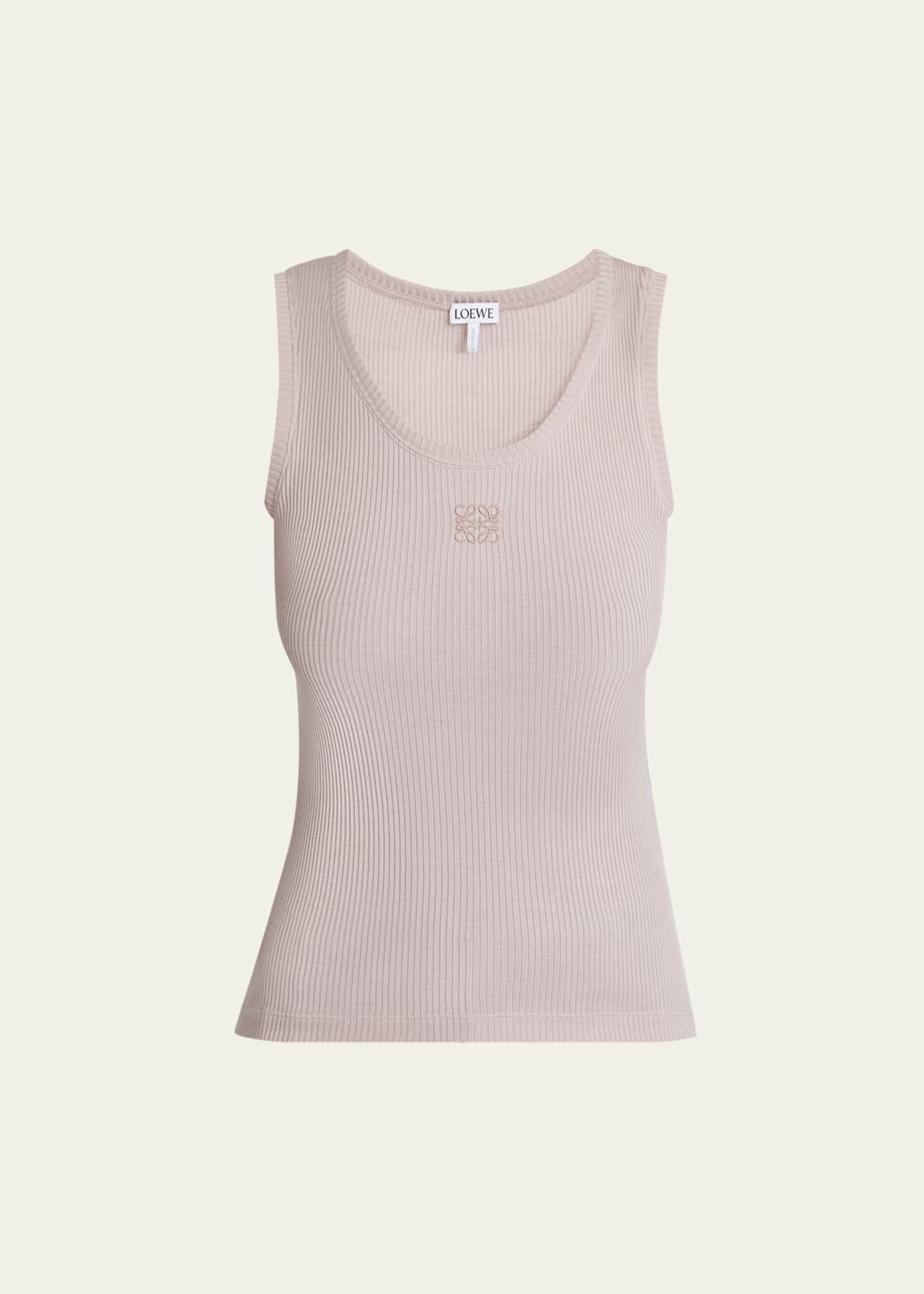 Loewe Anagram Logo Ribbed Tank Top Image 1 of 5