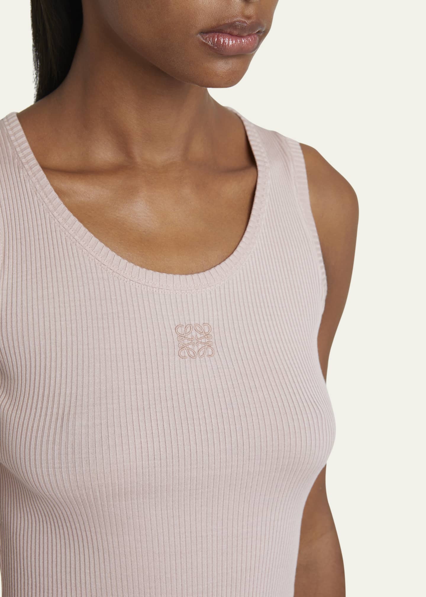 Loewe Anagram Logo Ribbed Tank Top Image 5 of 5
