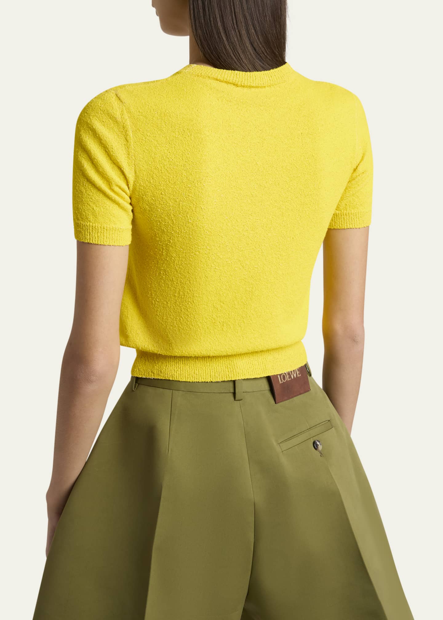 Loewe Printed Van Gogh Sunflower Short Sleeve Sweater Image 3 of 5