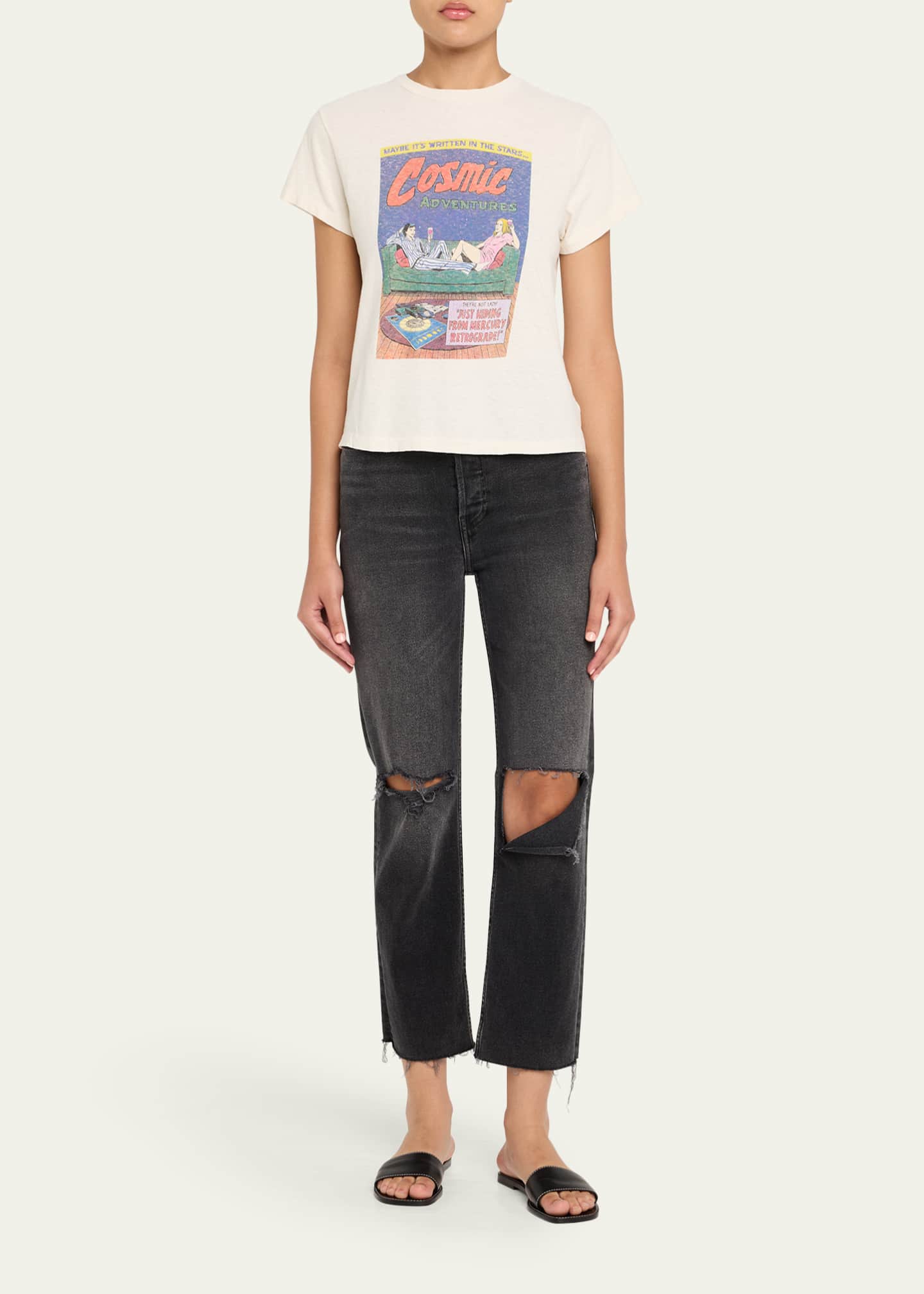 RE/DONE Retrograde Classic Graphic Tee Image 2 of 5