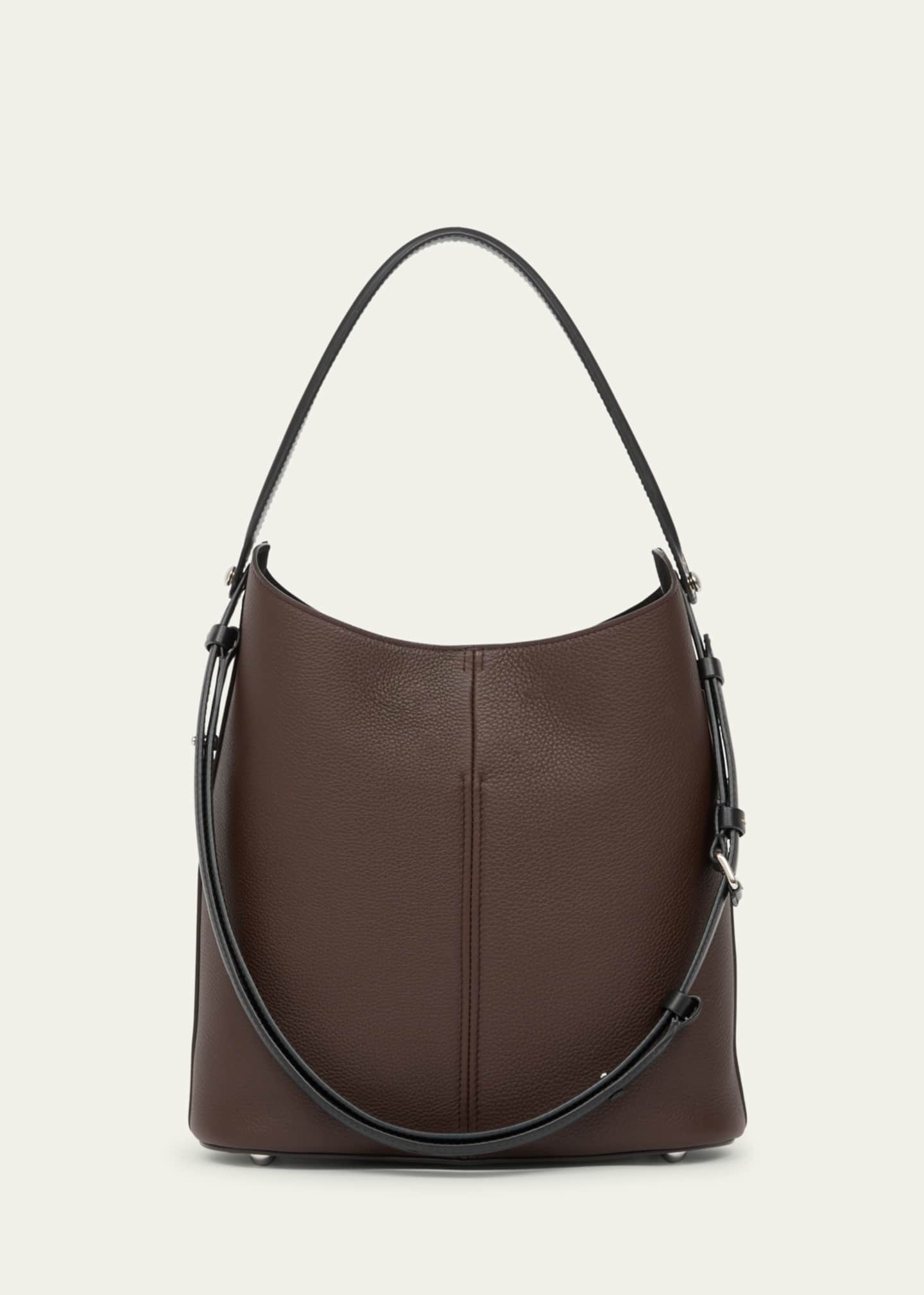 Maison Margiela Dress-Age Leather Hobo Bag Image 2 of 3