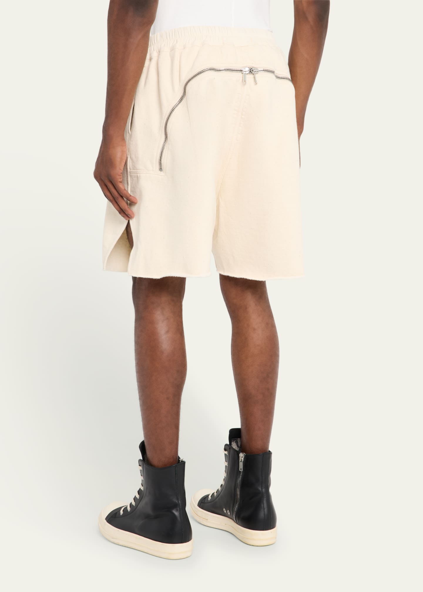 DRKSHDW RICK OWENS Men''s Back-Zip Boxer Shorts Image 3 of 5