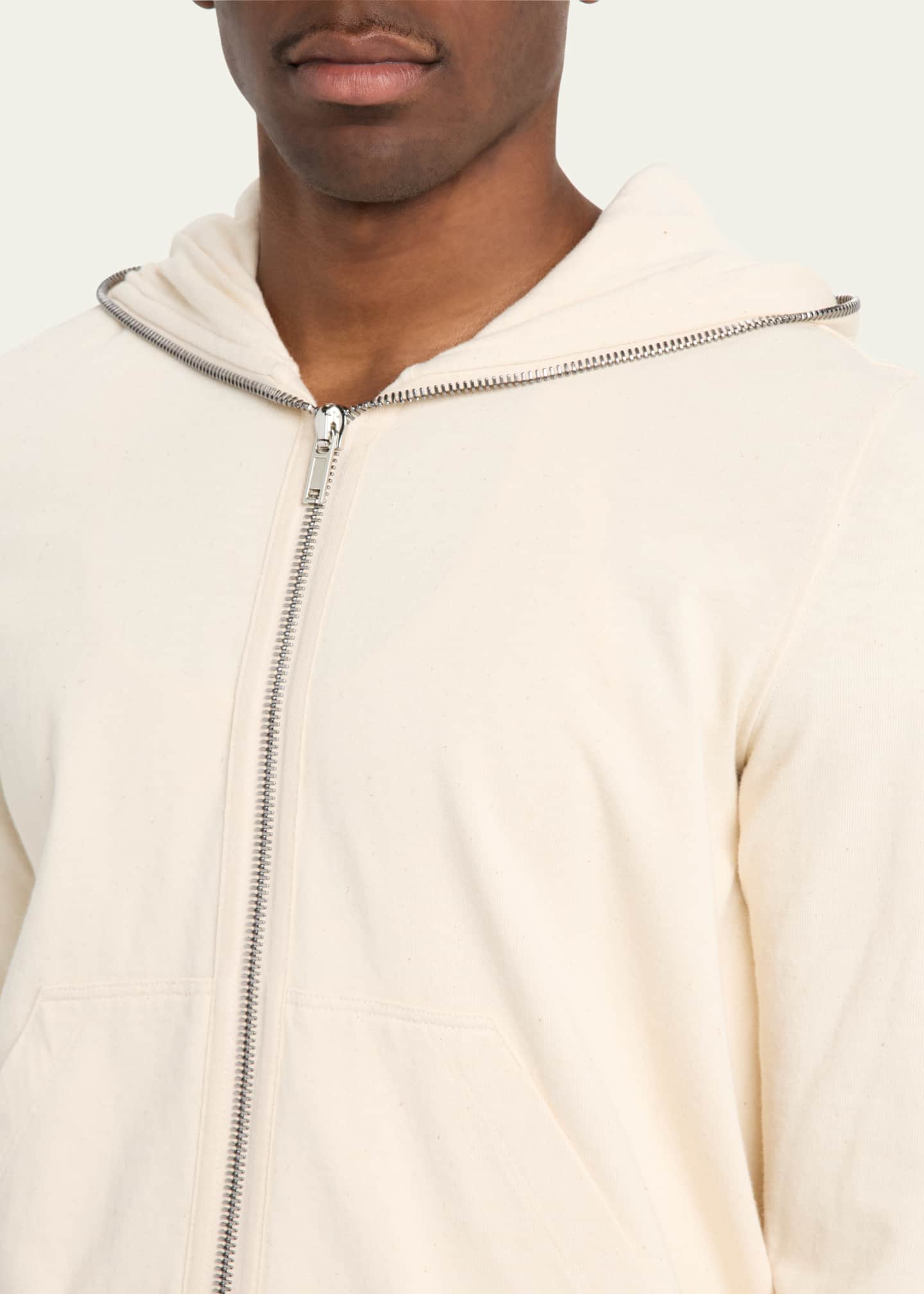 DRKSHDW RICK OWENS Men's Full-Zip Cotton Hoodie - Bergdorf Goodman