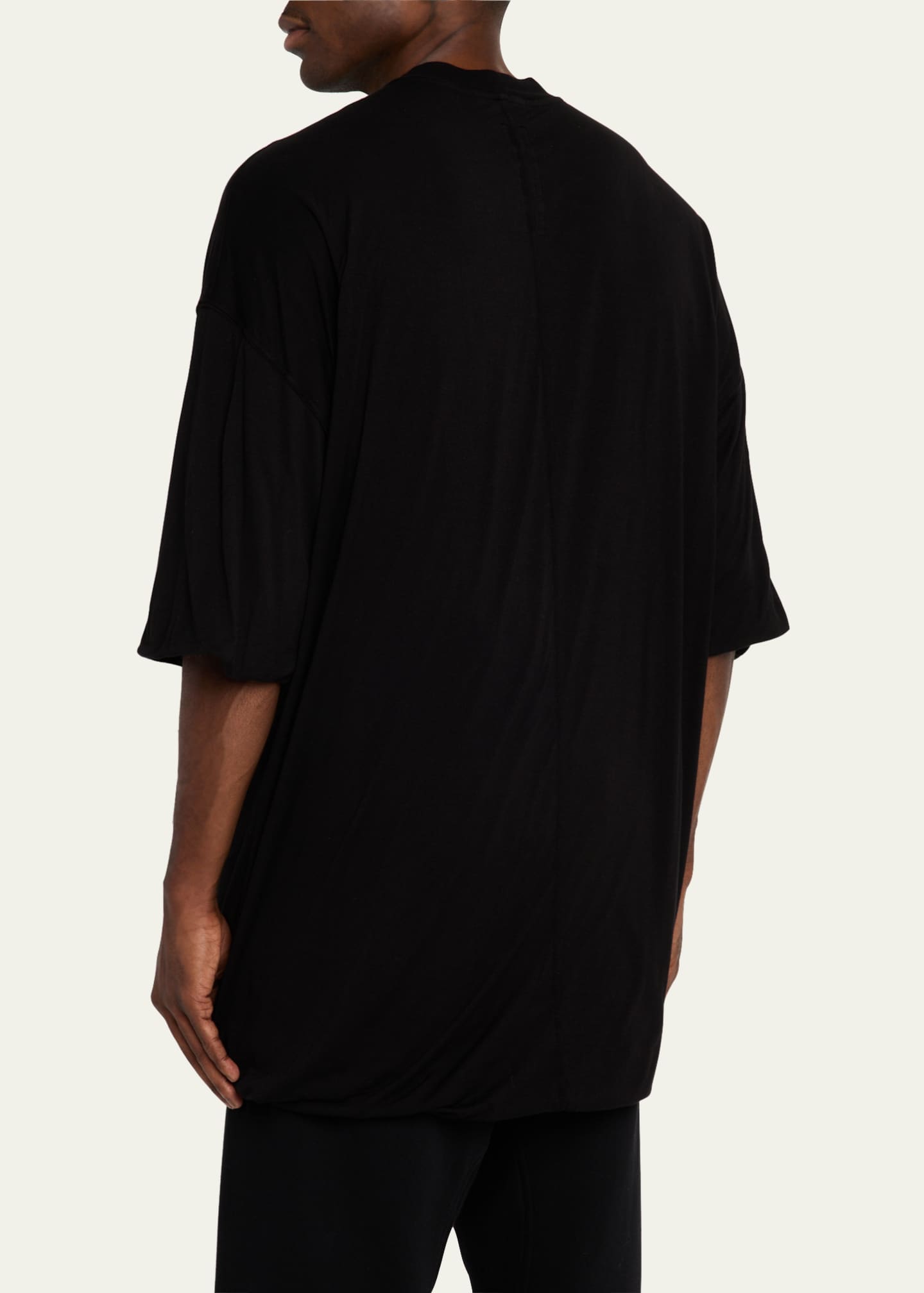 DRKSHDW RICK OWENS Men's Tommy Double-Layer T-Shirt Image 3 of 5
