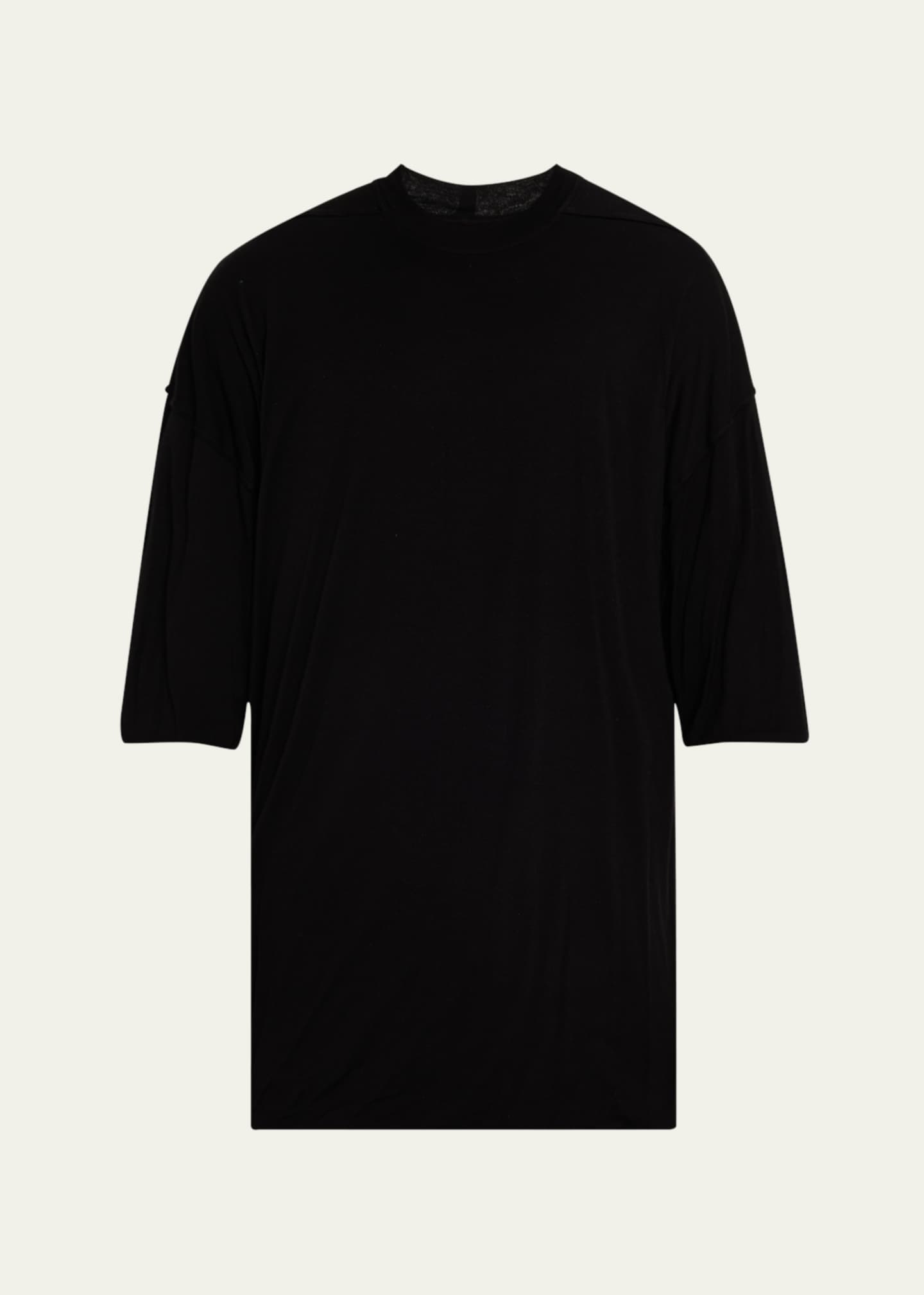 DRKSHDW RICK OWENS Men's Tommy Double-Layer T-Shirt Image 1 of 5