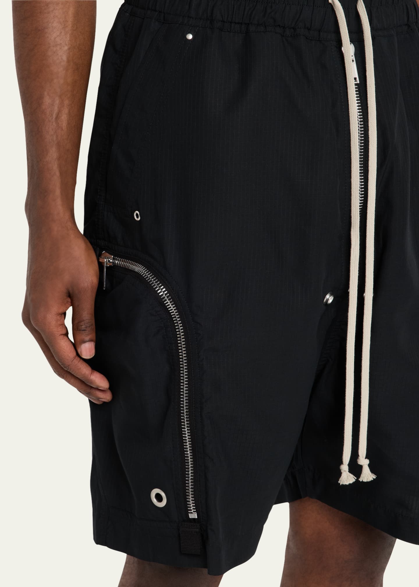 DRKSHDW RICK OWENS Men's Bauhaus Drawstring Shorts Image 5 of 5